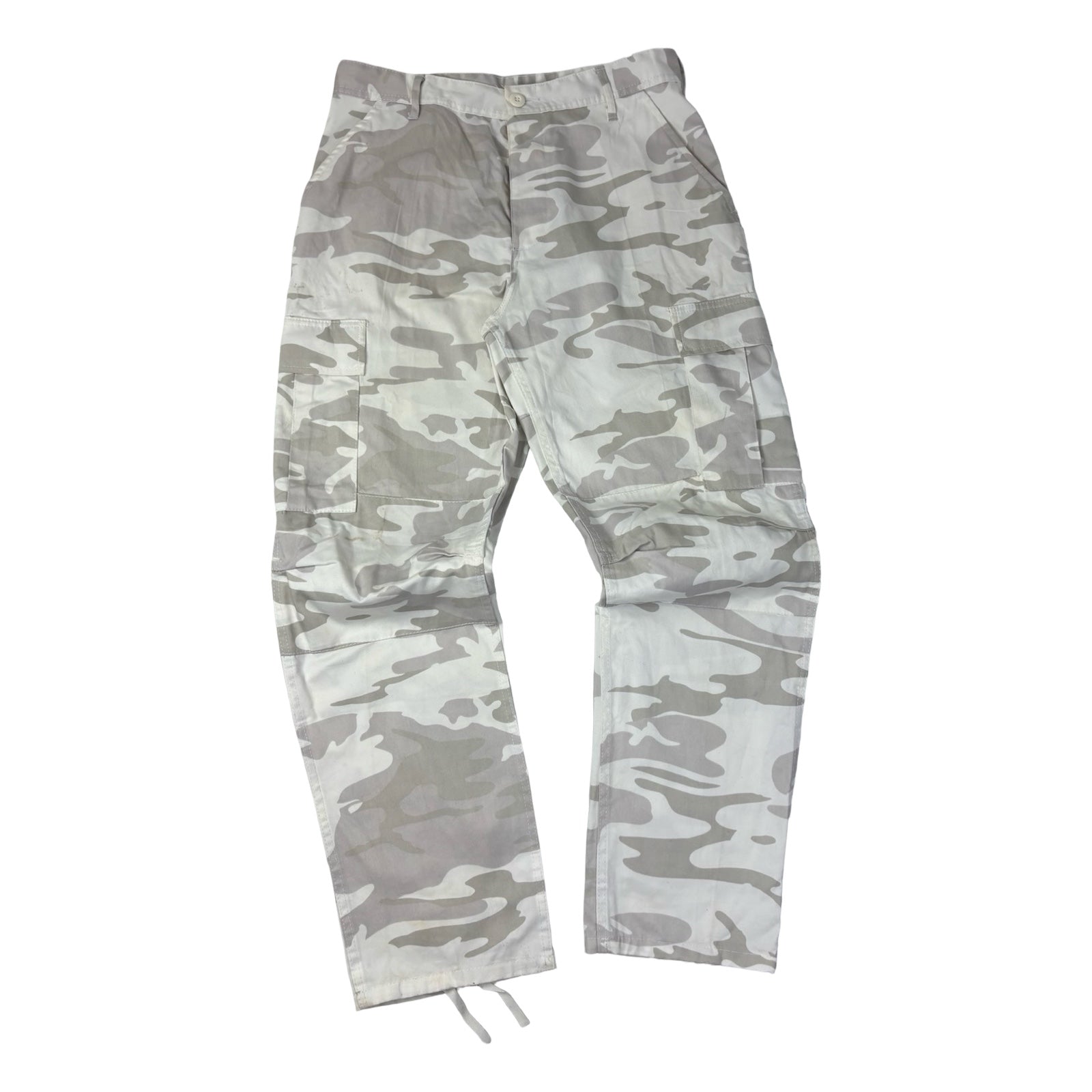 Vintage Snow Camouflage ROTHCO Adjustable Cargo Pants