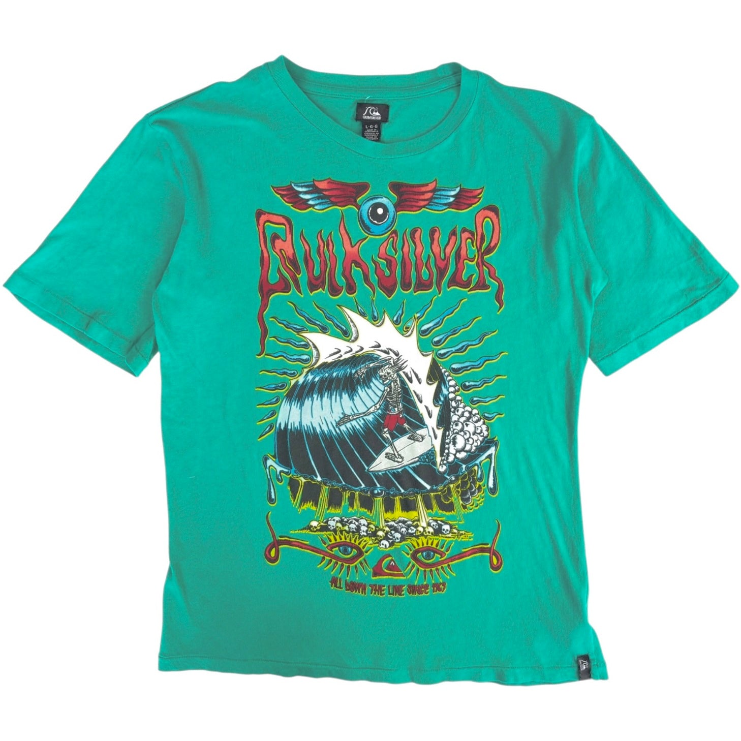 (W) Quiksilver Surf Tee Teal