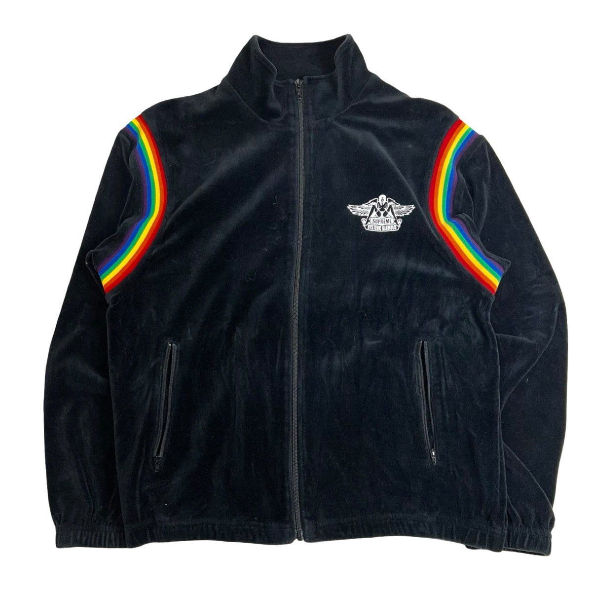 Supreme x Hysteric Glamour Velour Track Jacket Black