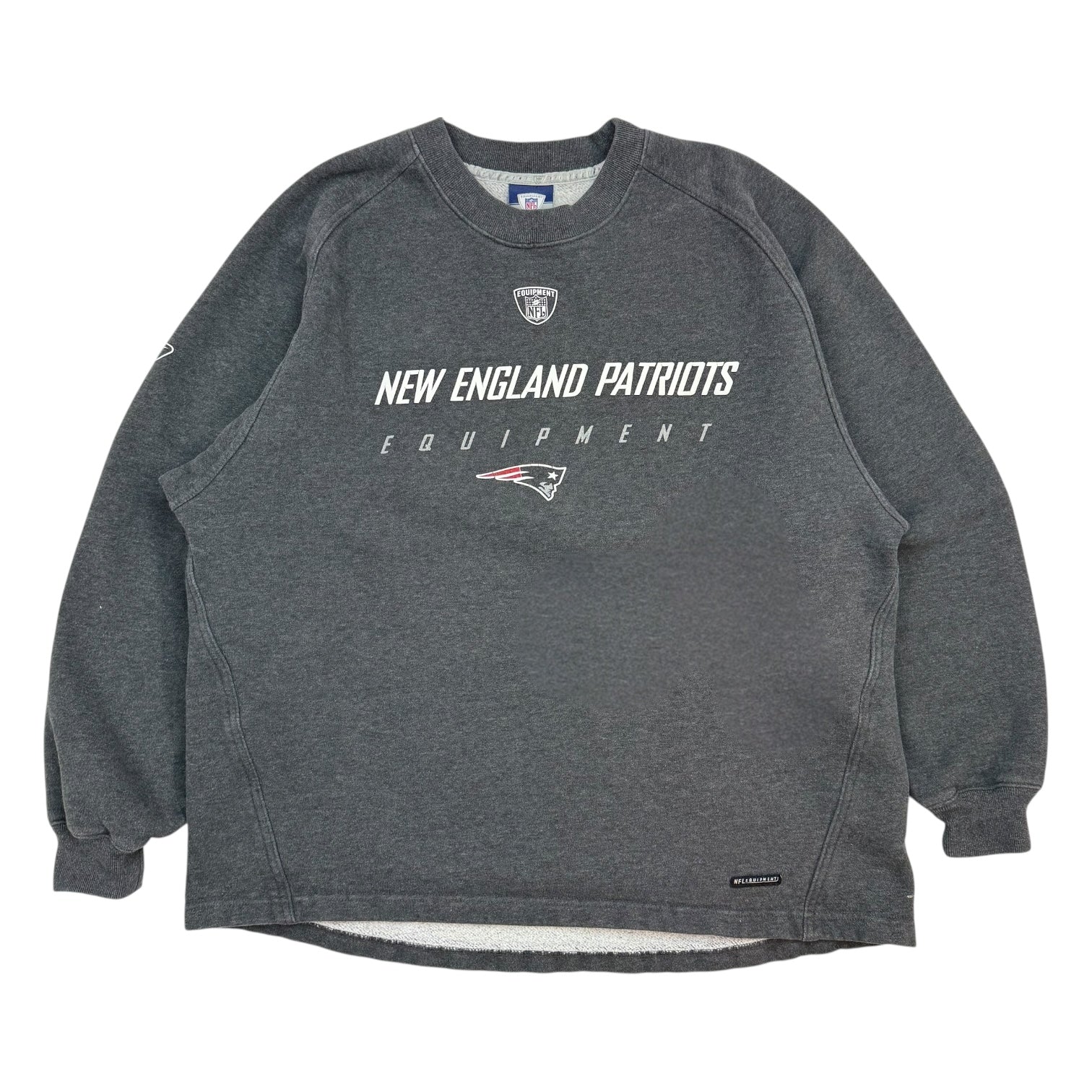 Vintage New England Patriots Crewneck Dark Grey