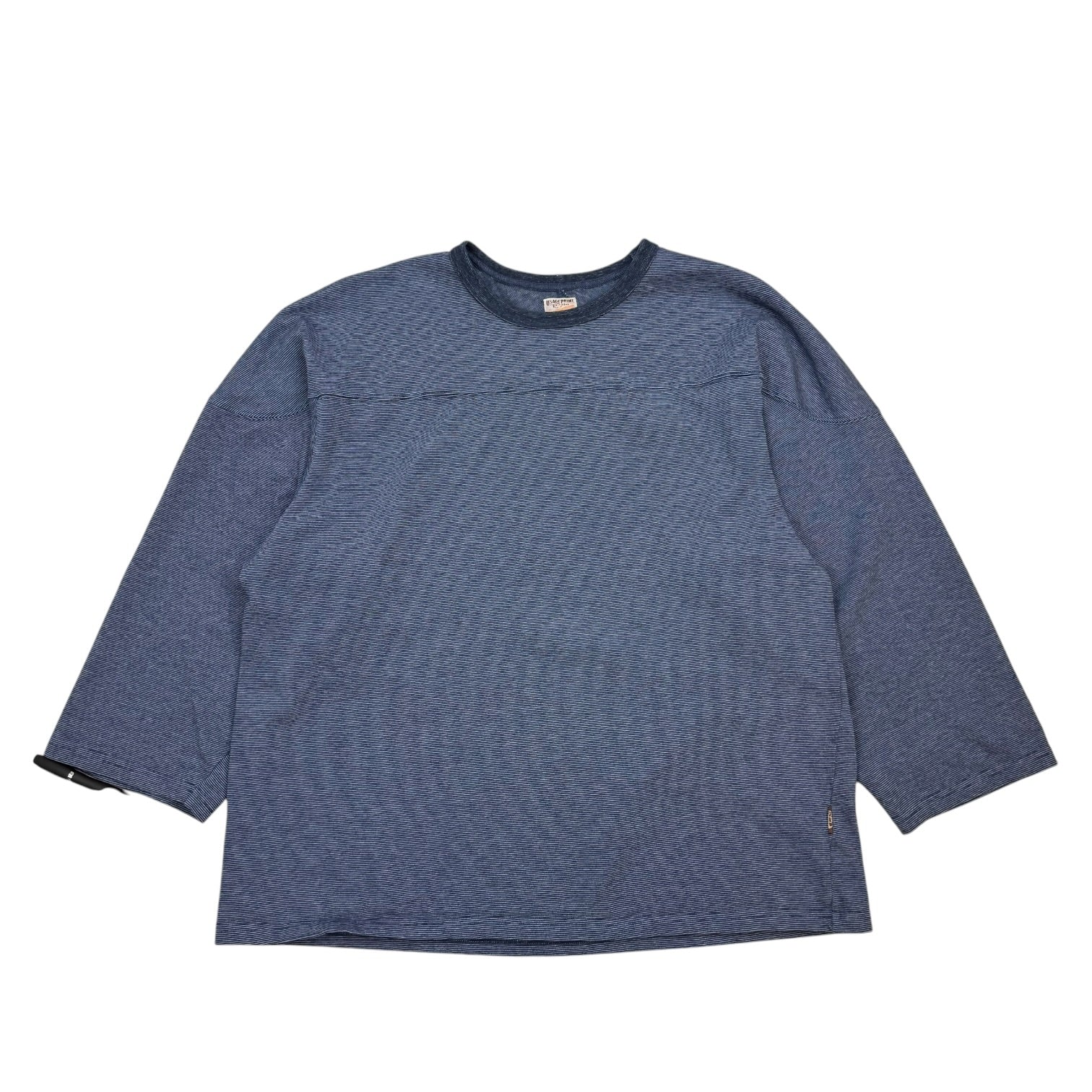 Vintage Stripe Football Shirt Blue