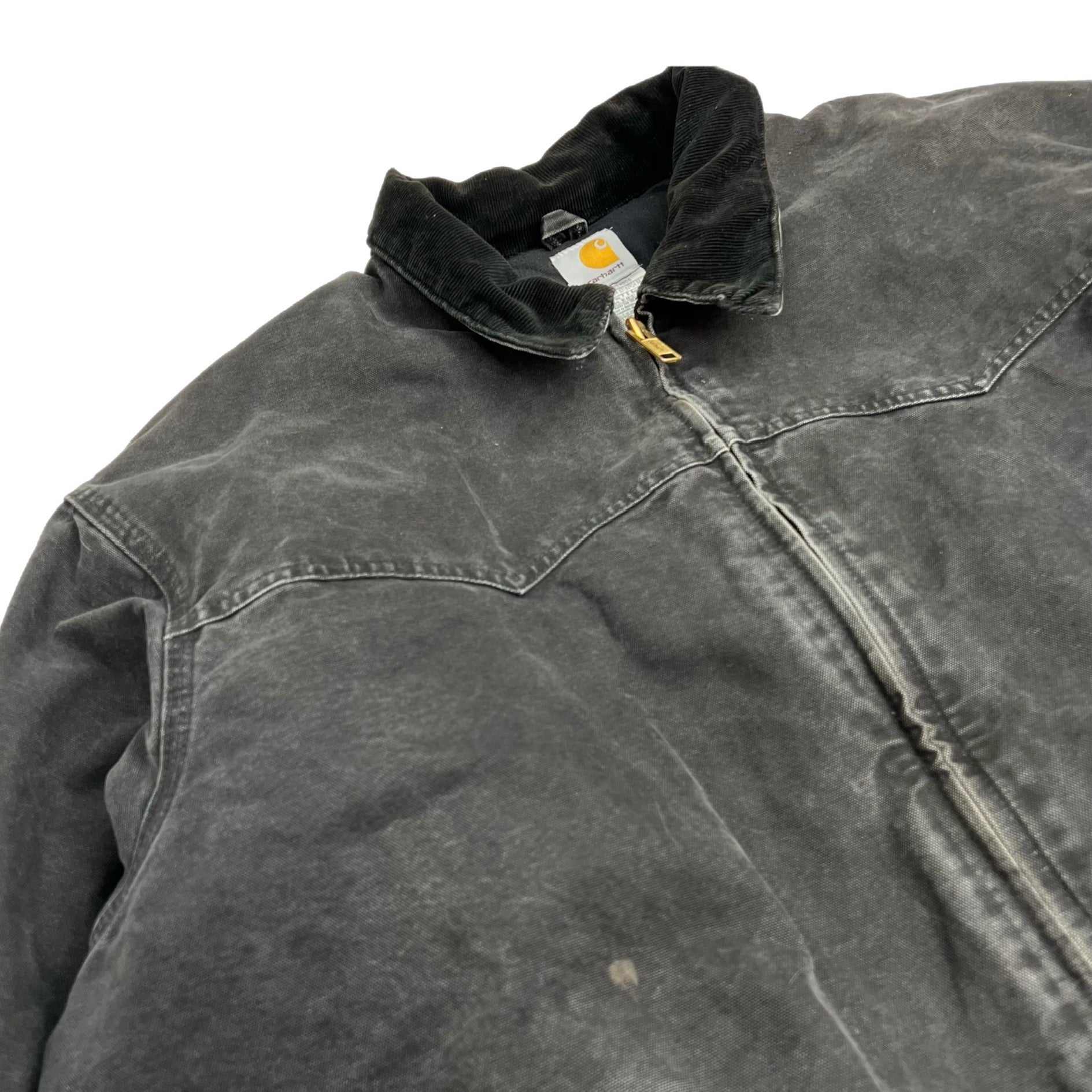Vintage Carhartt Santa Fe Jacket Washed Black