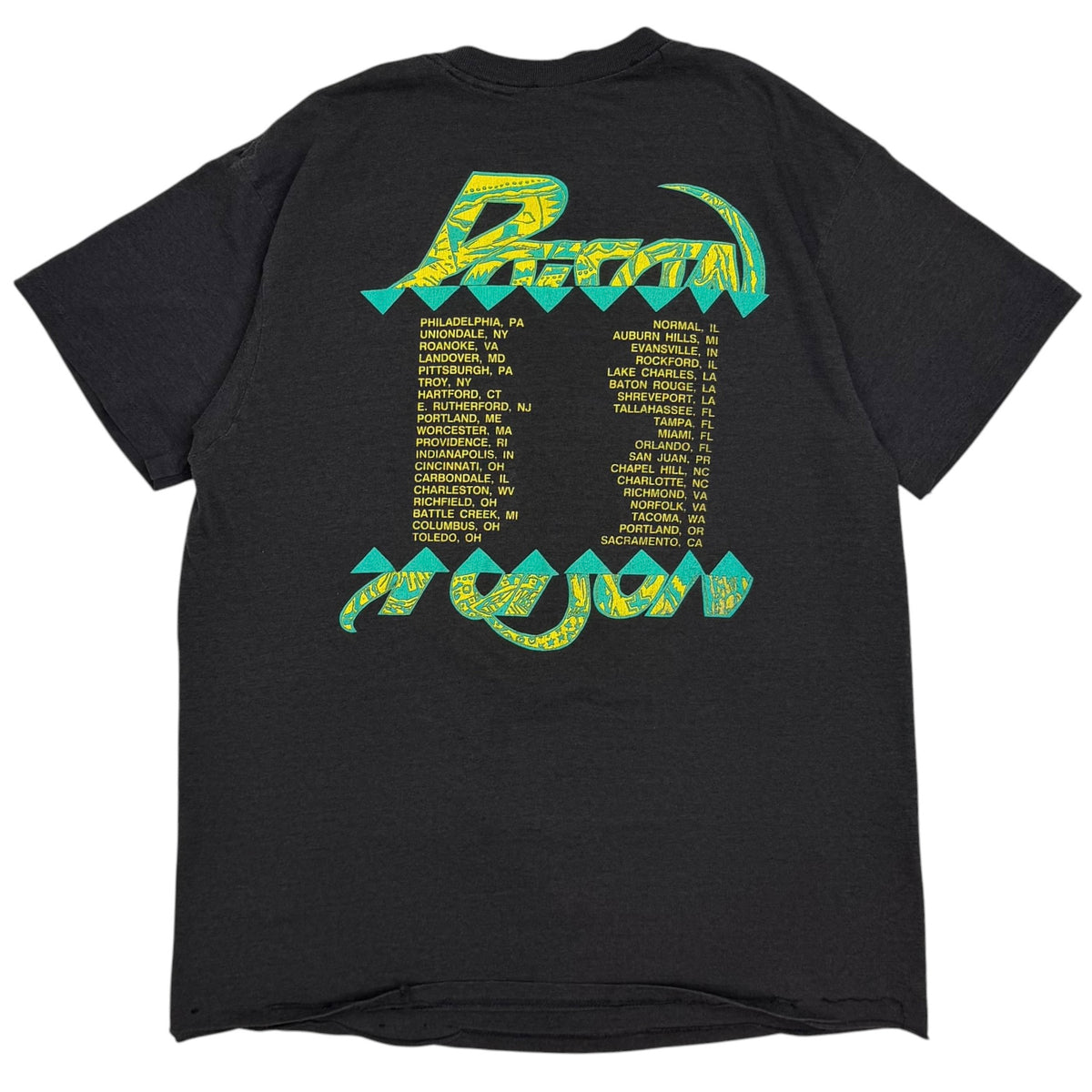 1988 Poison Live Blow Your F*ckin’ Mind Tour Tee Black/Neon
