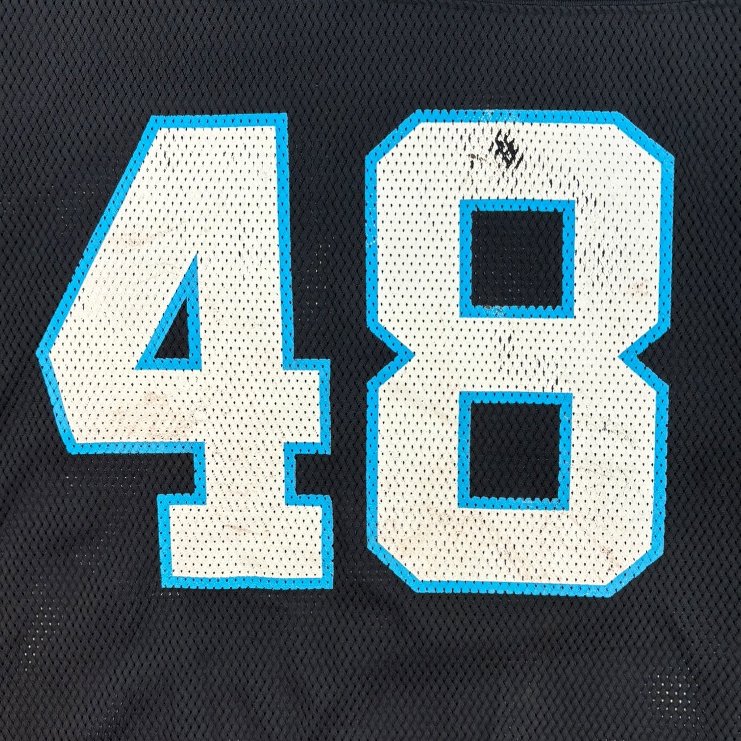 Vintage Reebok Carolina Panthers Thomas Davis Football Jersey Black