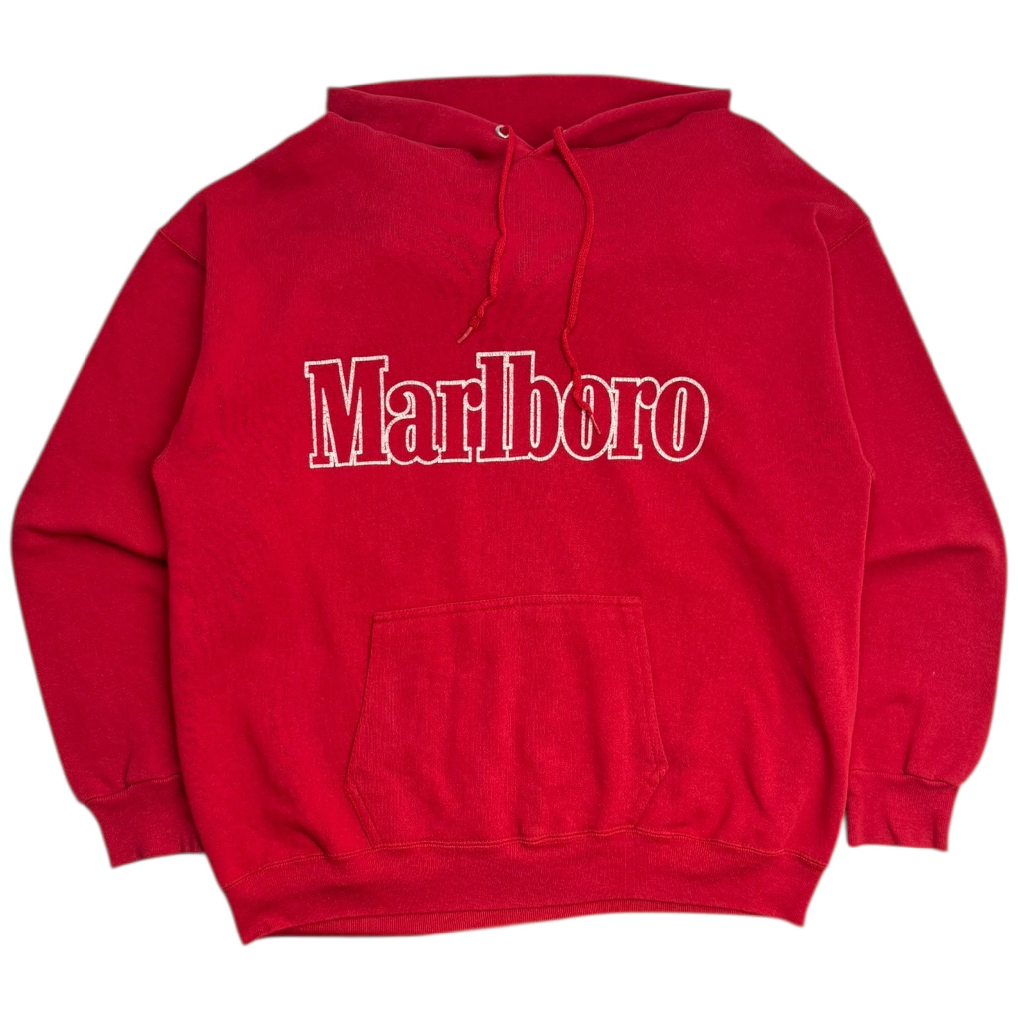 Vintage Marlboro Cigarette Promo Hoodie Red