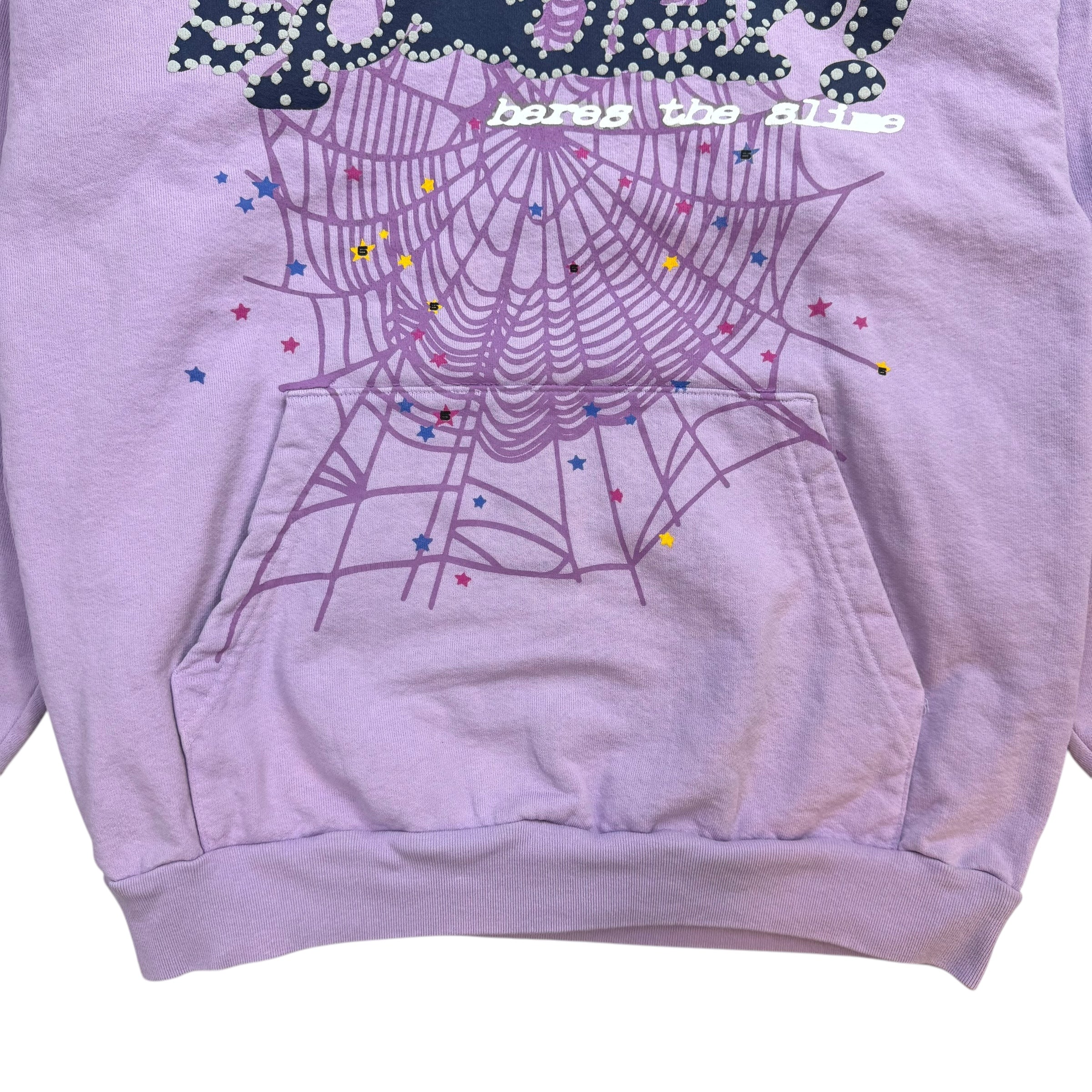 Sp5der Acai Hoodie Purple