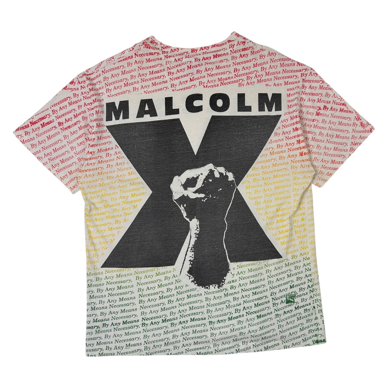 Vintage Malcolm X By All Means Necessary AOP T-Shirt