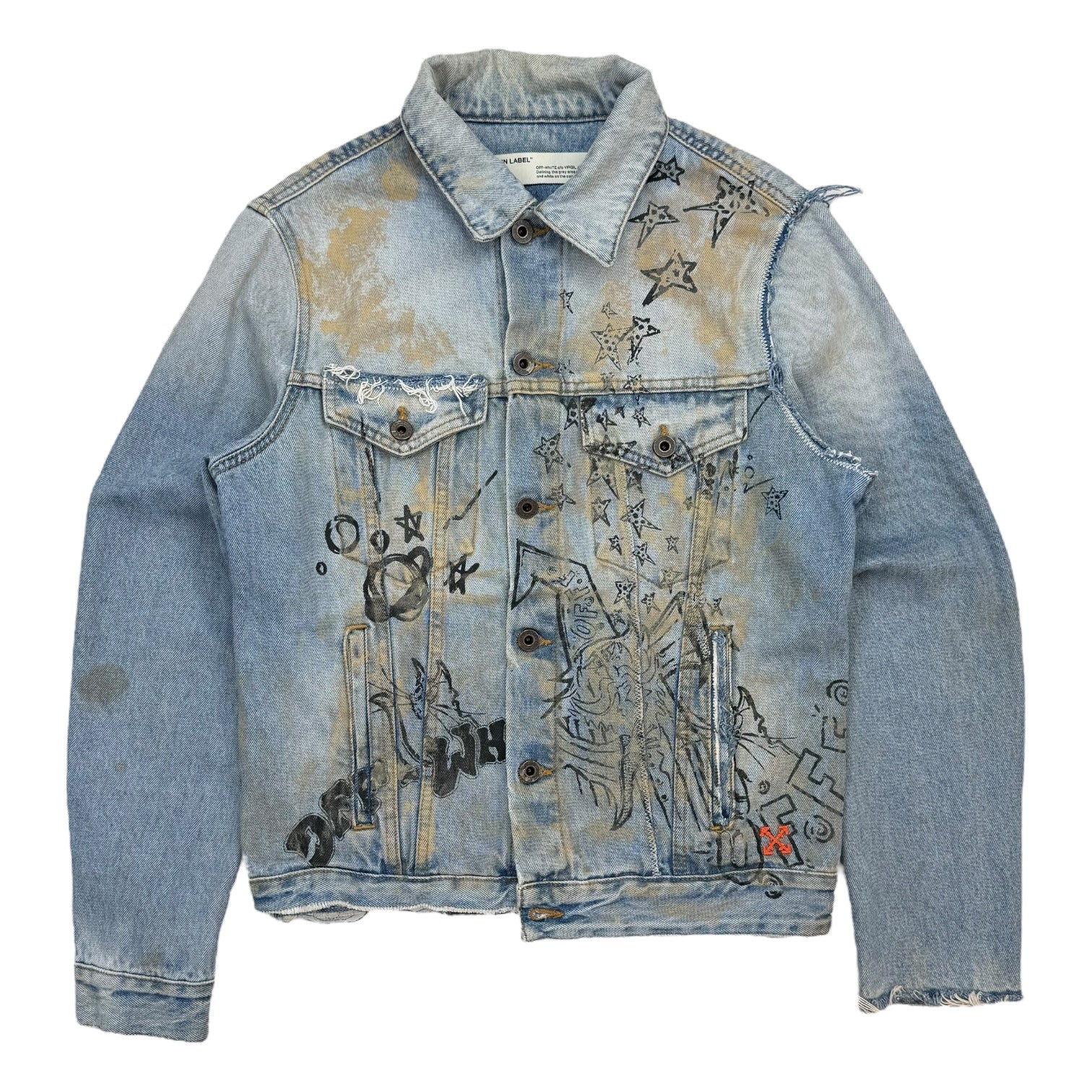 Off-White Wizard Deconstructed Jacket Extreme Bleach