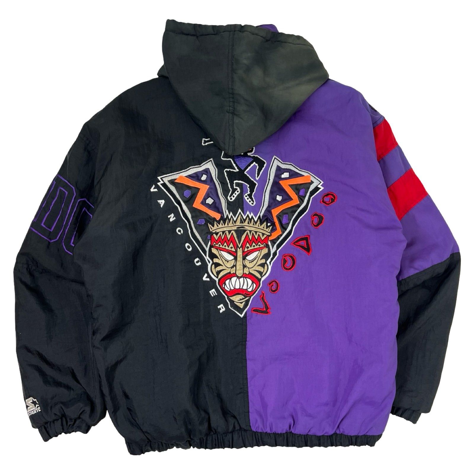 Vintage 90’s Vancouver VooDoo Starter Jacket Black