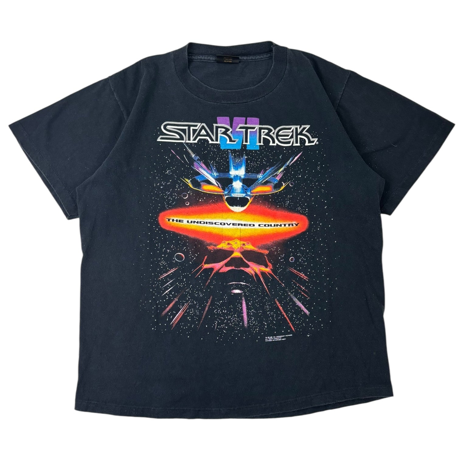 Vintage 1991 Star Trek “The Undiscovered Country” T-Shirt Black