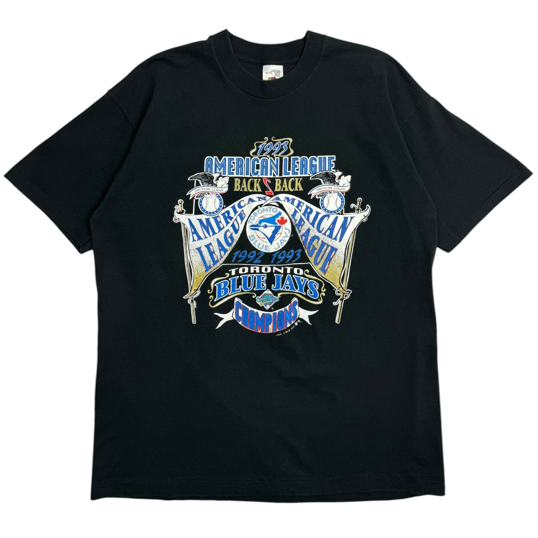 1993 Toronto Blue Jays Back 2 Back Champions T-Shirt