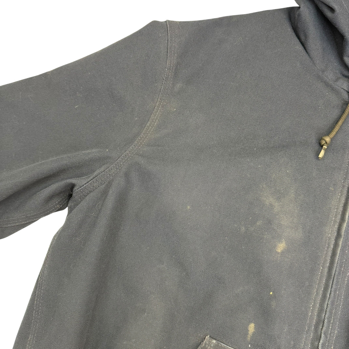 Vintage Carhartt Embroidered Active Jacket Navy m