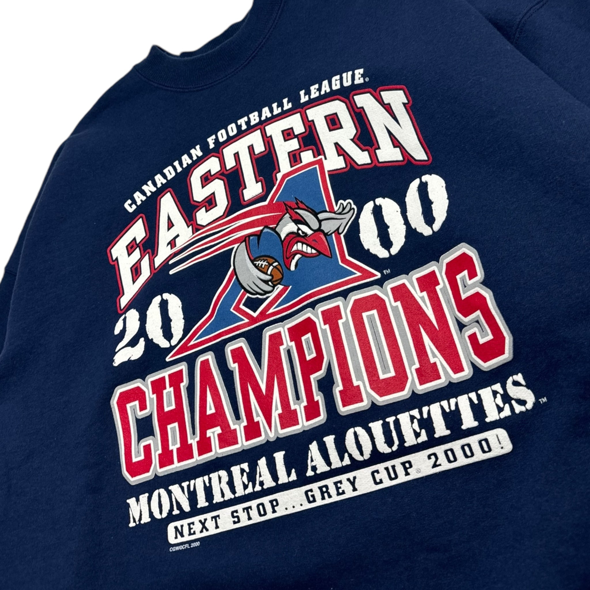 2000 CFL Eastern Champions Grey Cup Crewneck