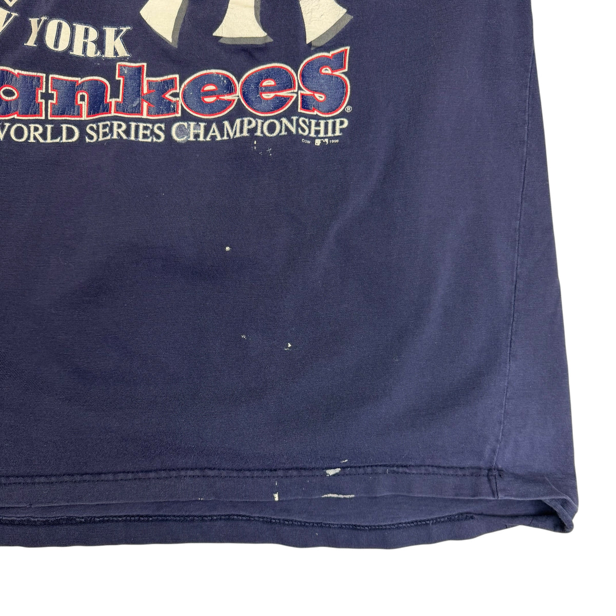 1996 New York Yankees World Series Champions Tee Navy