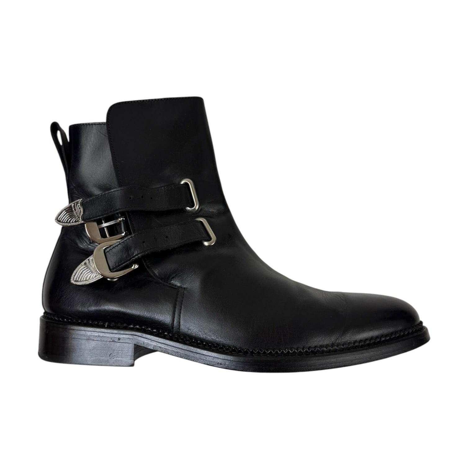 Toga Virilis Leather Chelsea Boots Black (Used)