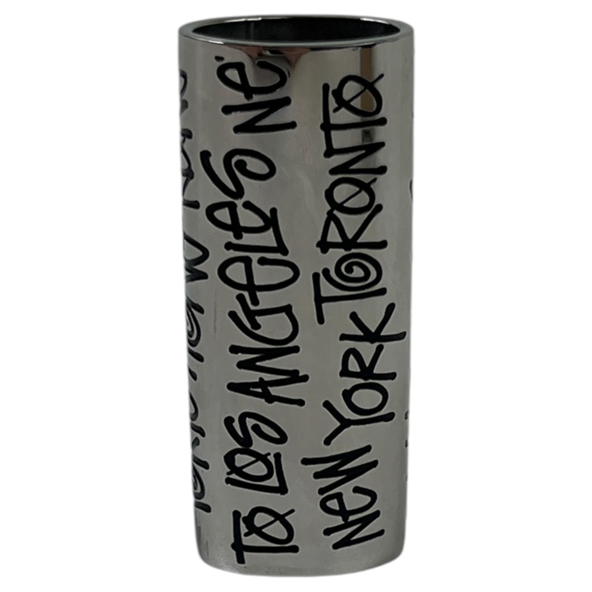 Stussy City Metal Lighter Case Silver
