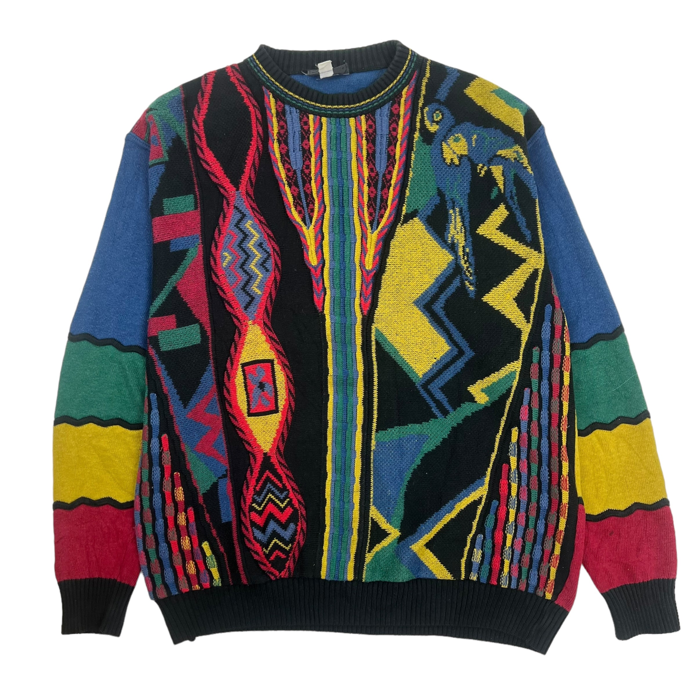 Vintage Man’s Coogi Style Knit Sweater Multi
