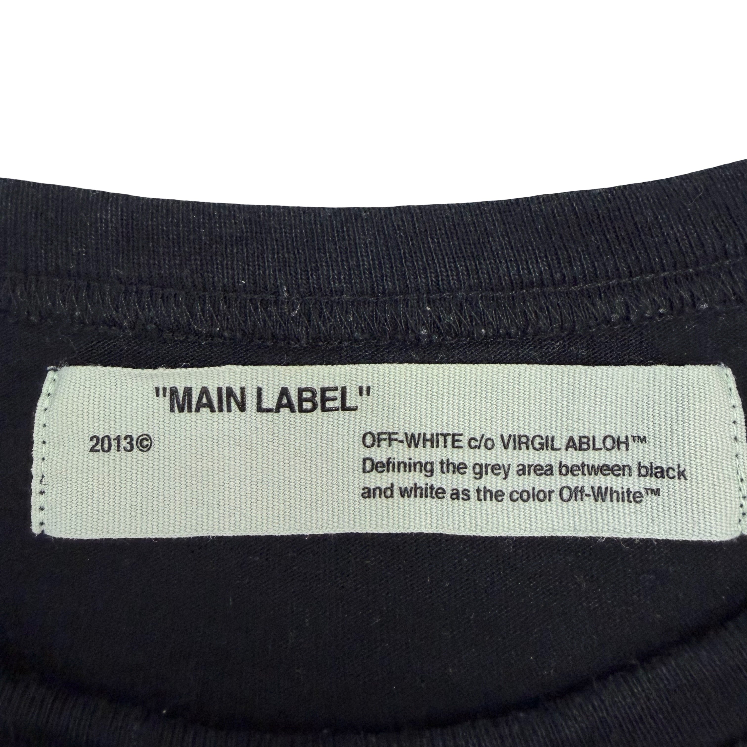 Off-White “Seeing Things” Triangle Eyes Tee Black