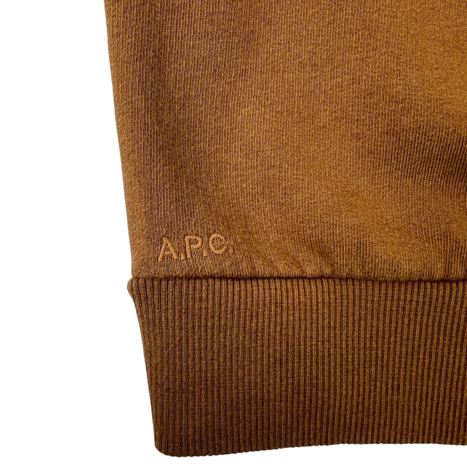 (W) A.P.C Crewneck Caramel Brown