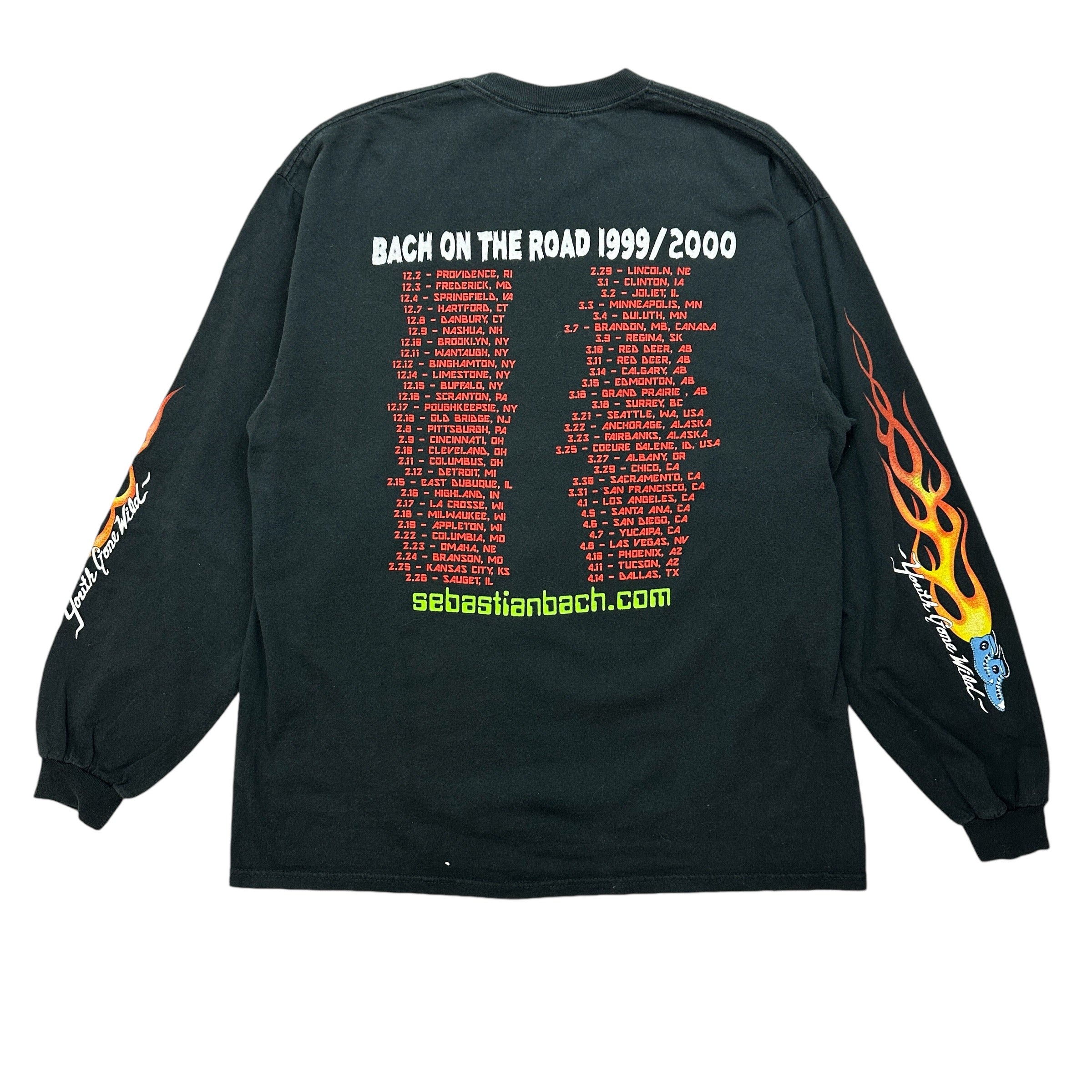 1999 Sebastian Bach ‘Bring ‘Em Bach Alive’ L/S Tee Black