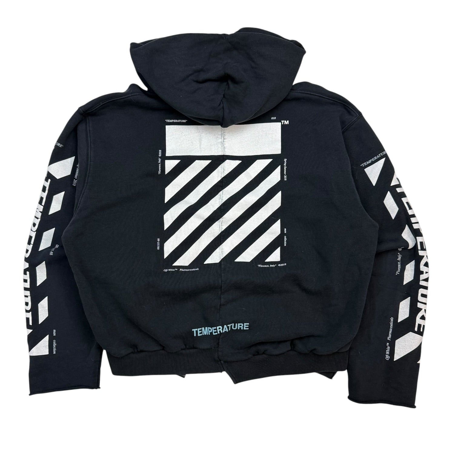 Off-White Temparture Hoodie Black