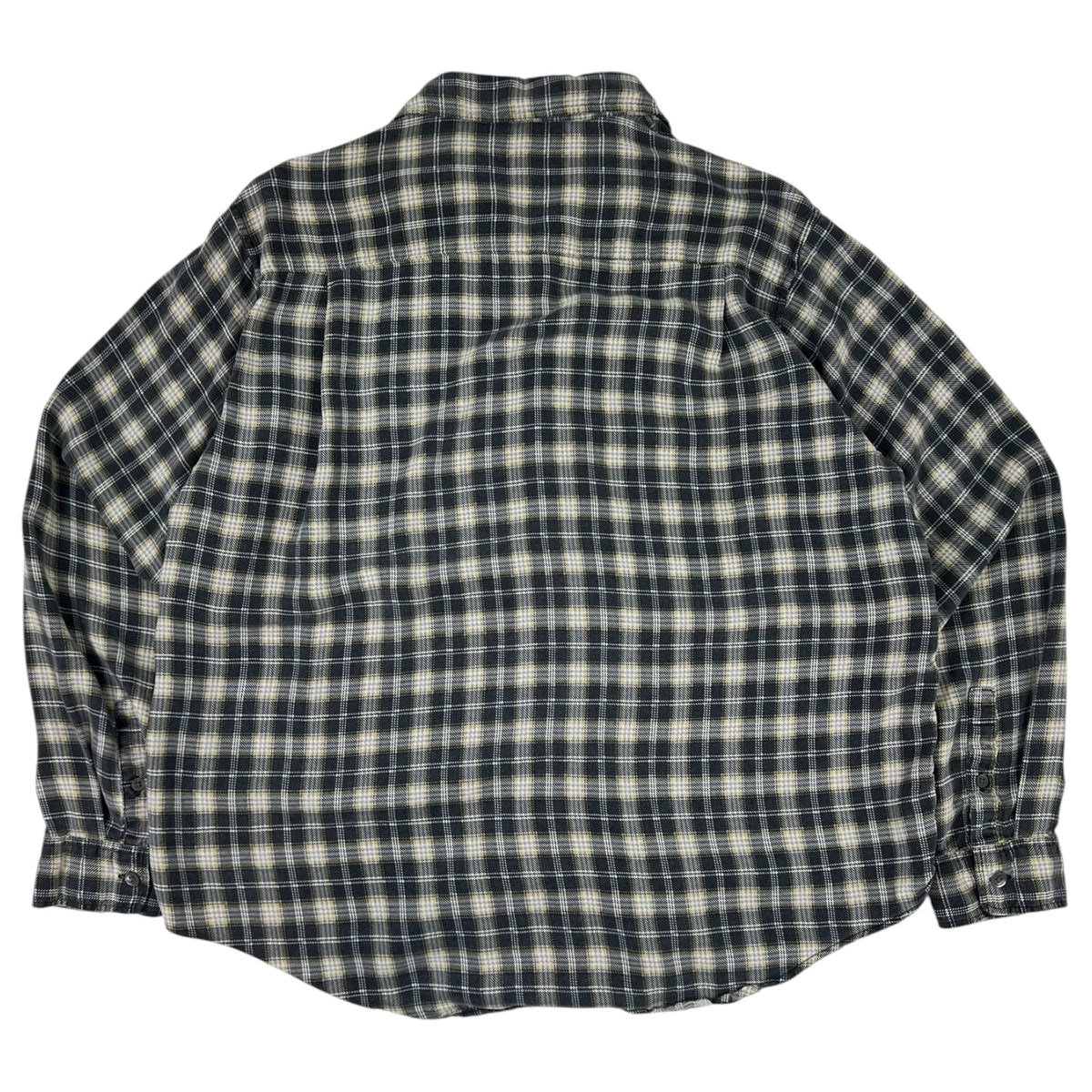 Stussy Matthew Printed Plaid Shirt Black