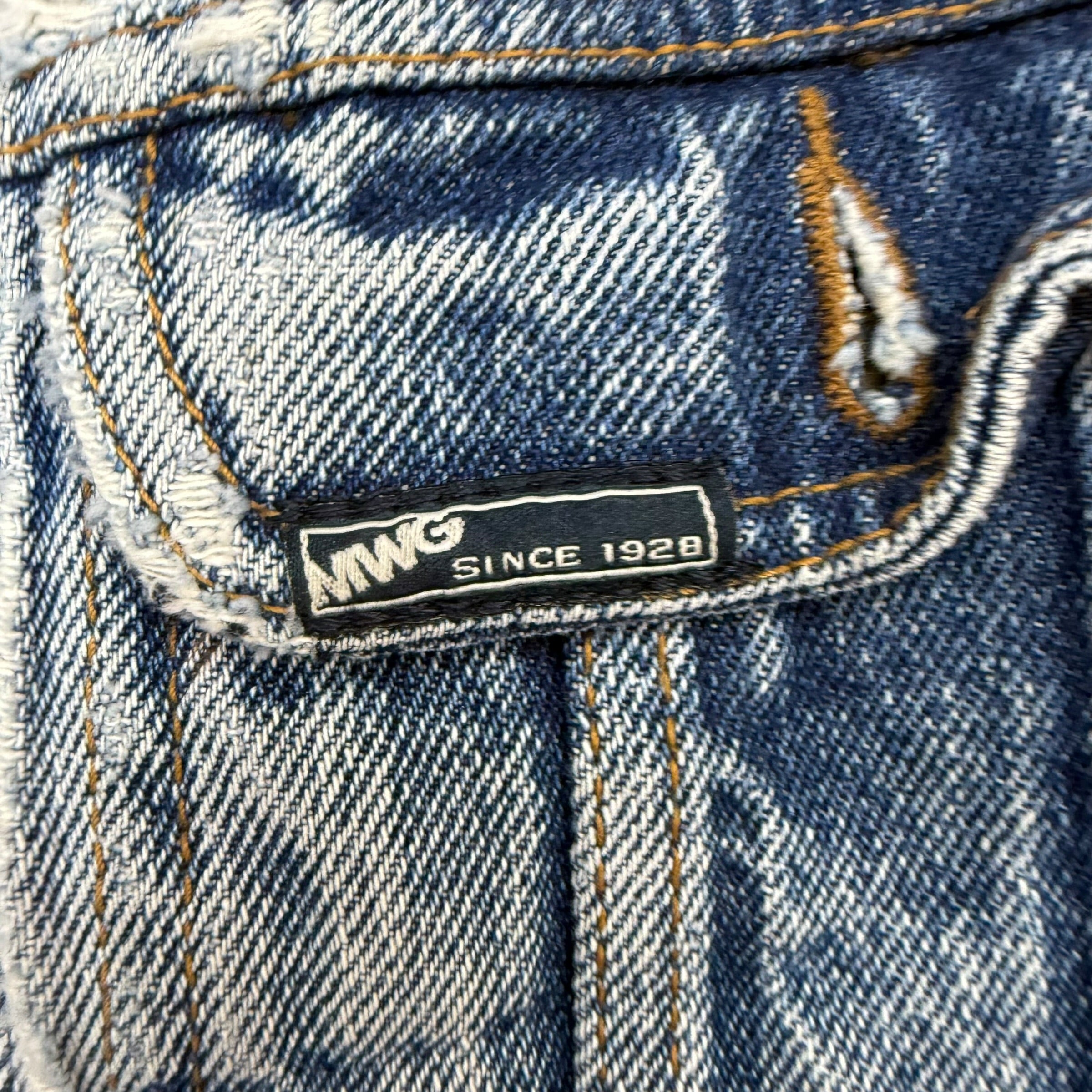Vintage MWG StormRider Denim Jacket Light Wash