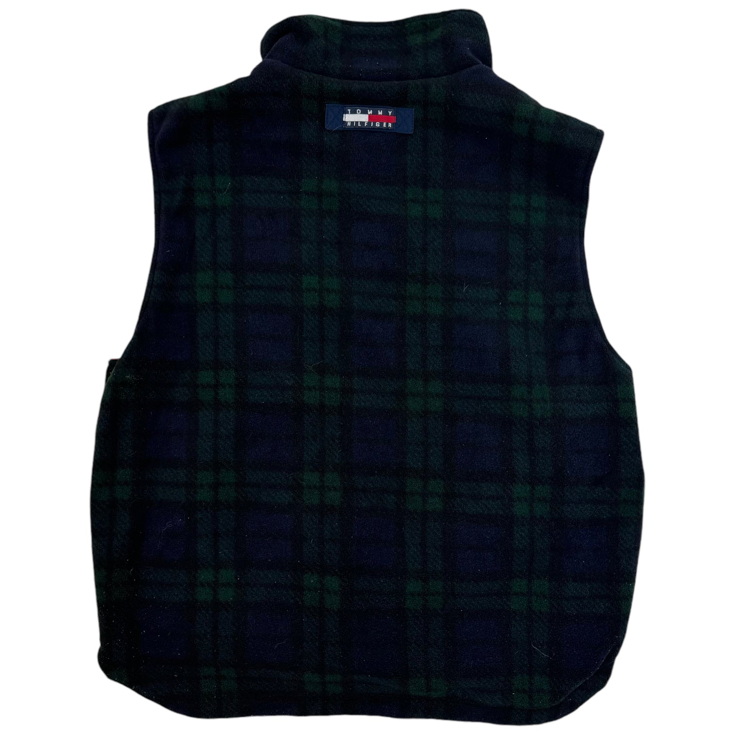 Vintage Tommy Hilfiger Checkered Reversible Fleece Vest