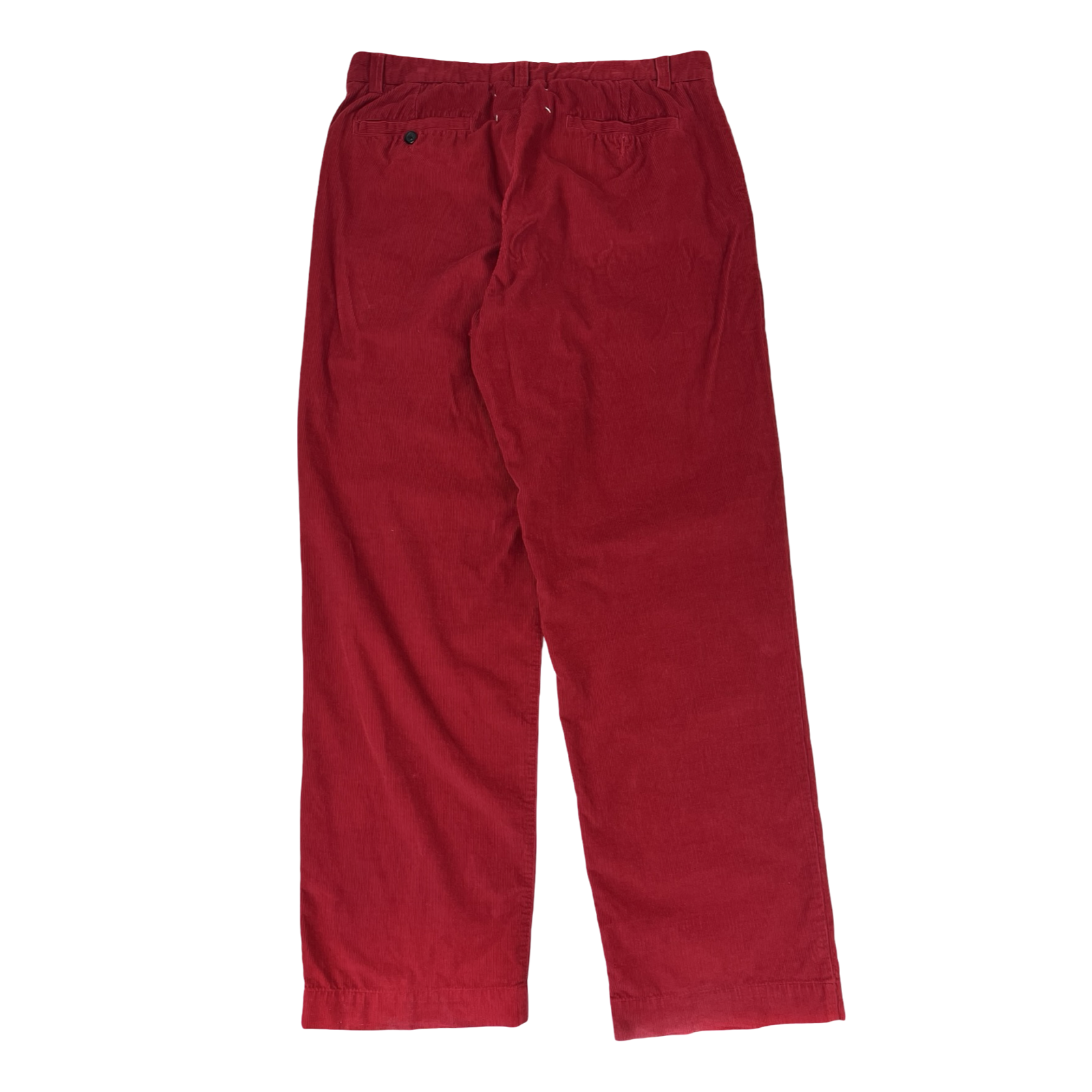 Maison Margiela Wide-Leg Cotton Corduroy Trousers Red