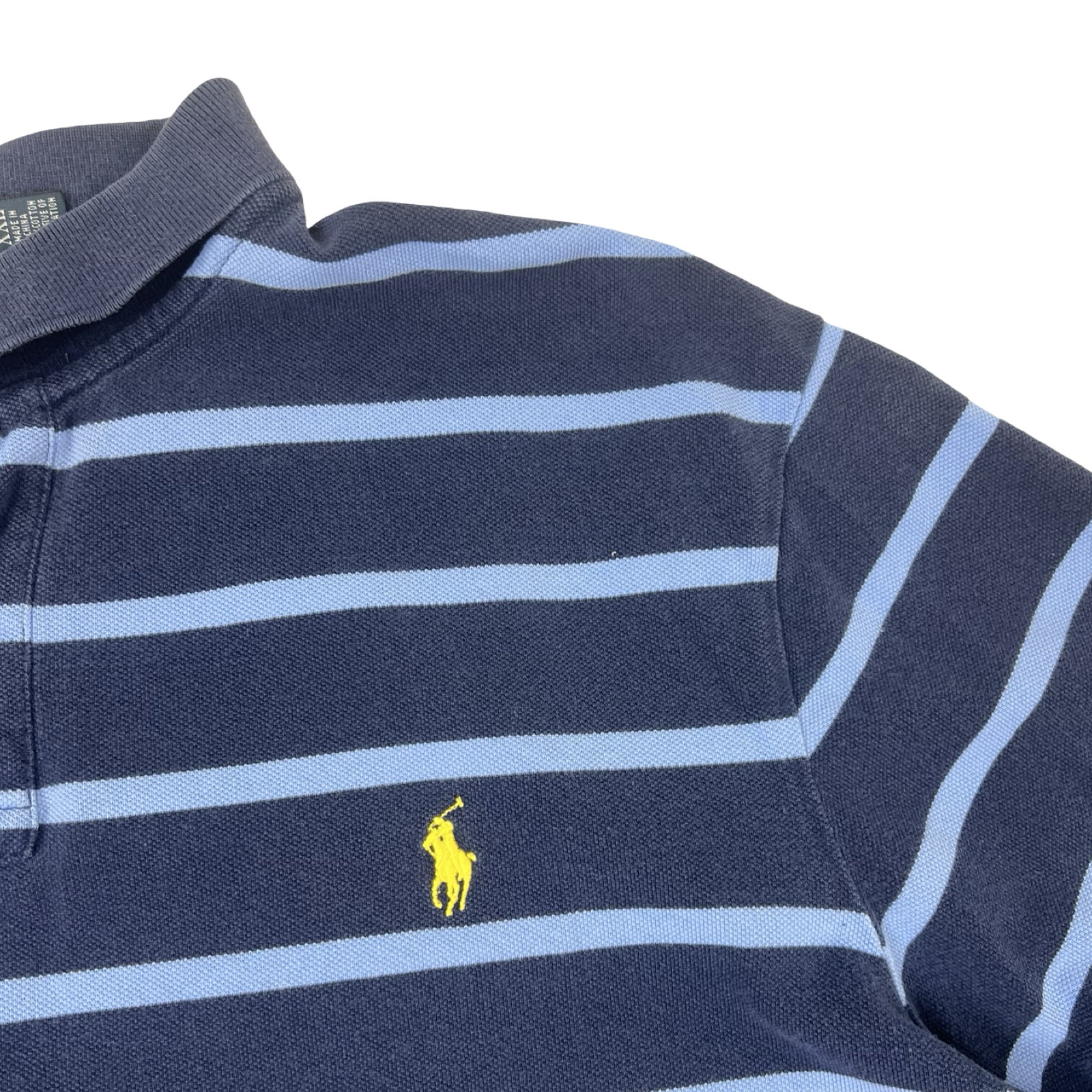 Polo Ralph Lauren Striped Polo Shirt Blue
