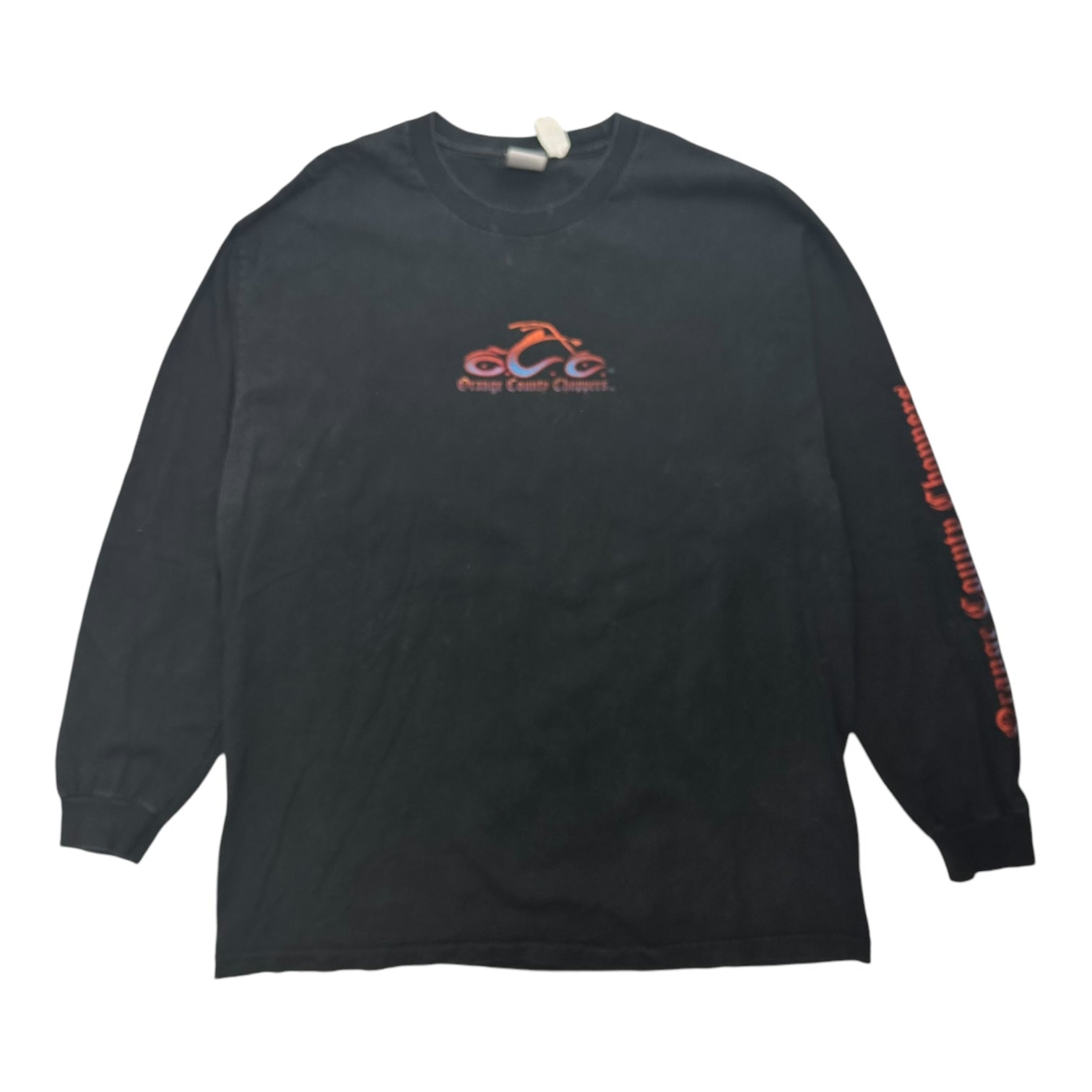 Vintage Orange County Choppers Flaming Chopper L/S Tee Black