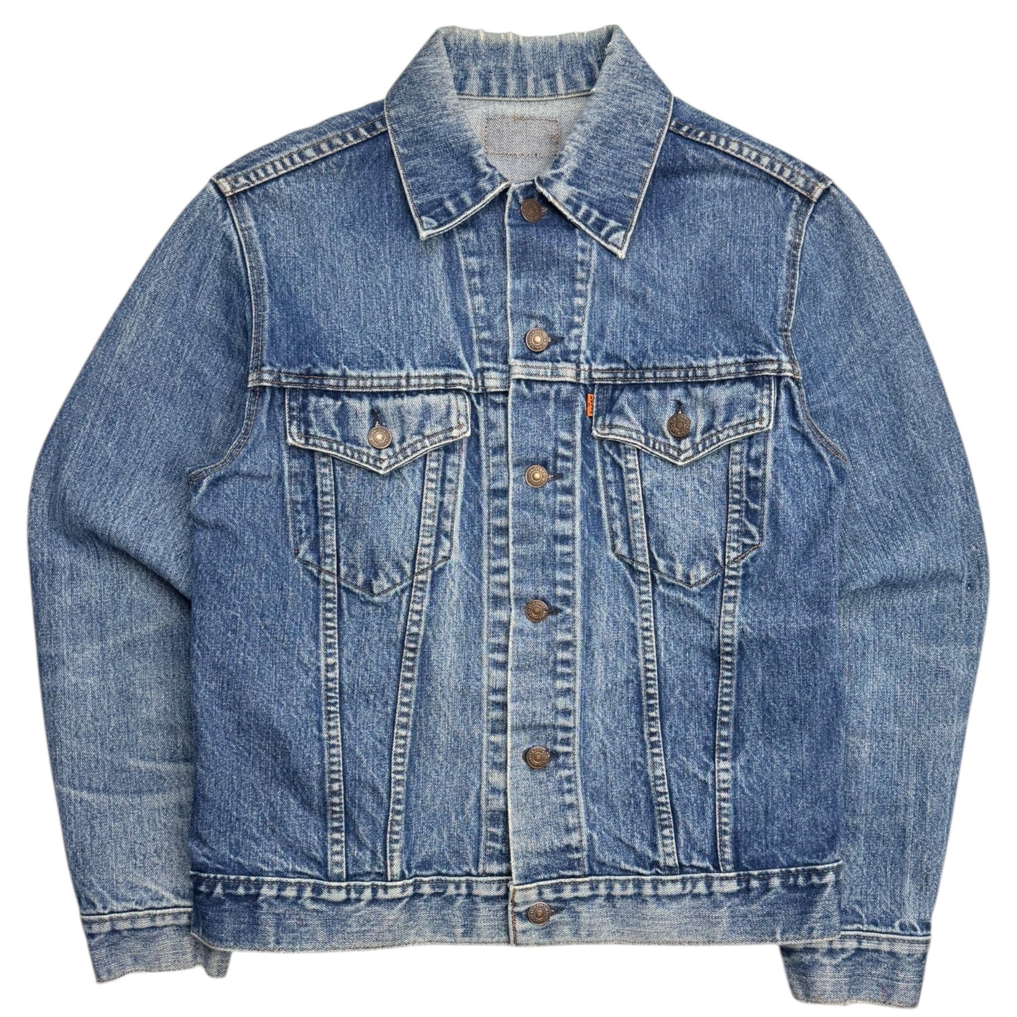 Vintage Levi's Type-3 Denim Orange Tab Denim Jacket
