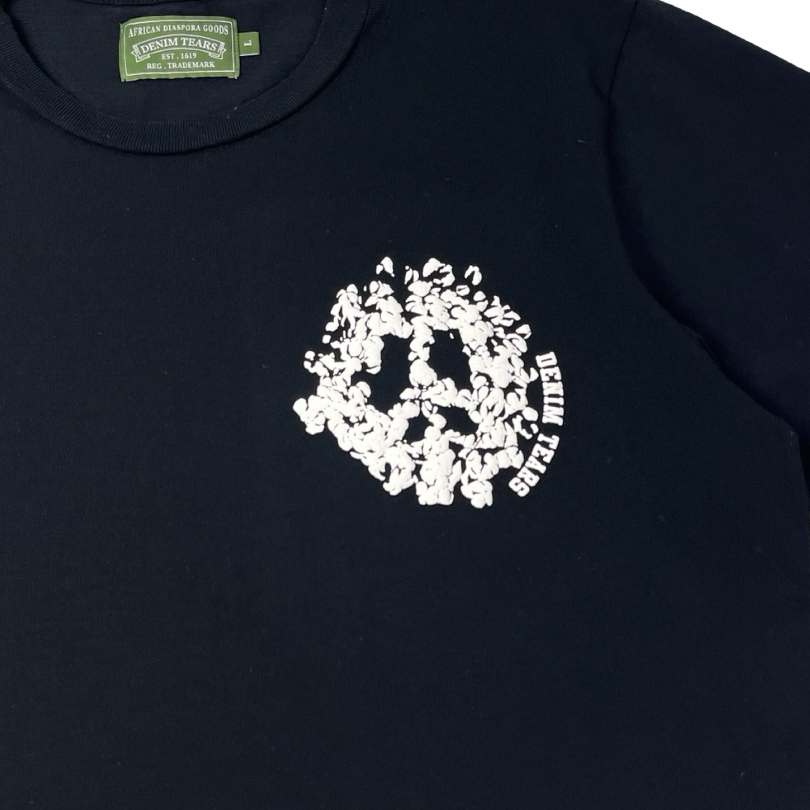 Denim Tears University Tee Black/White