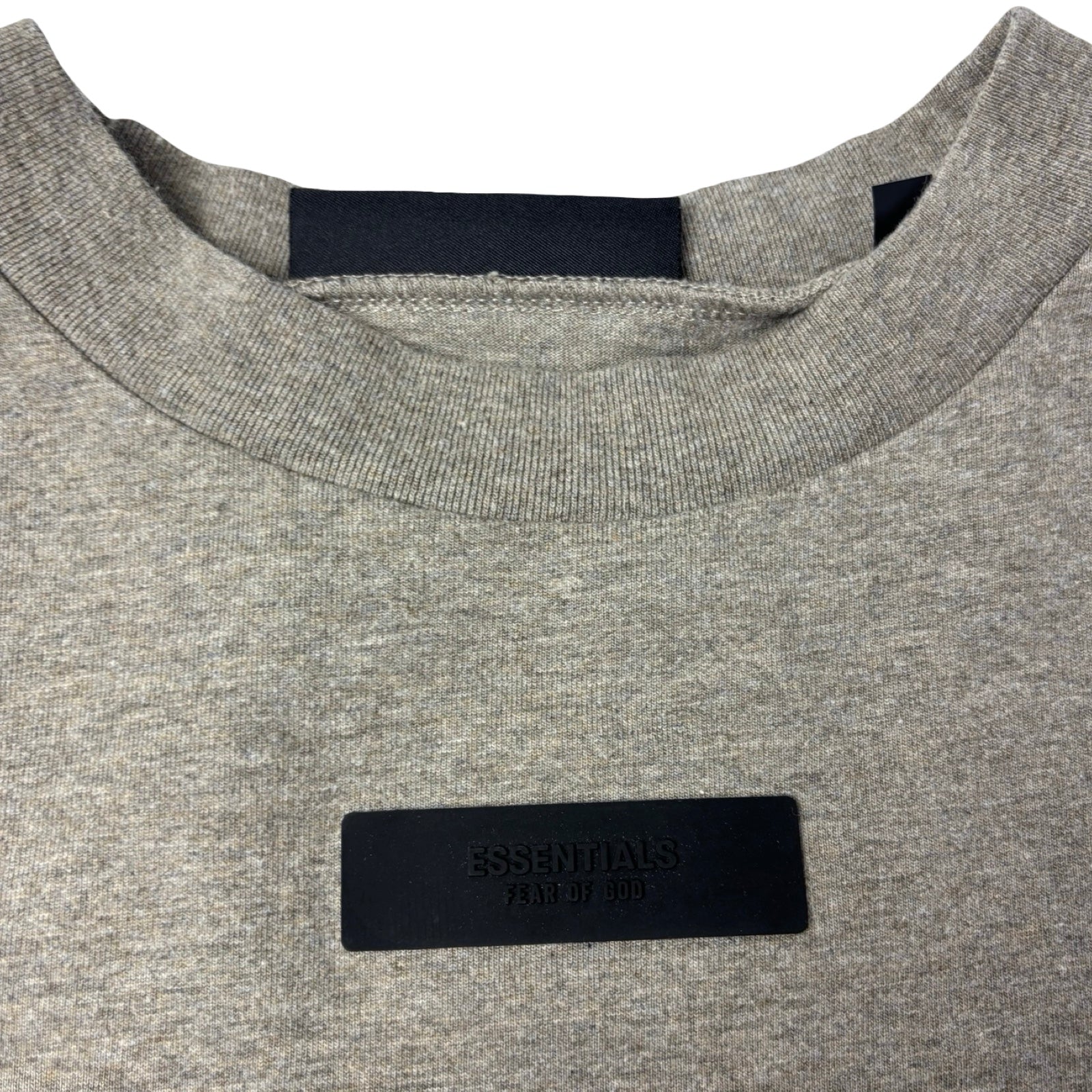 Fear Of God Essentials Classic Cotton Tee Heathered Beige