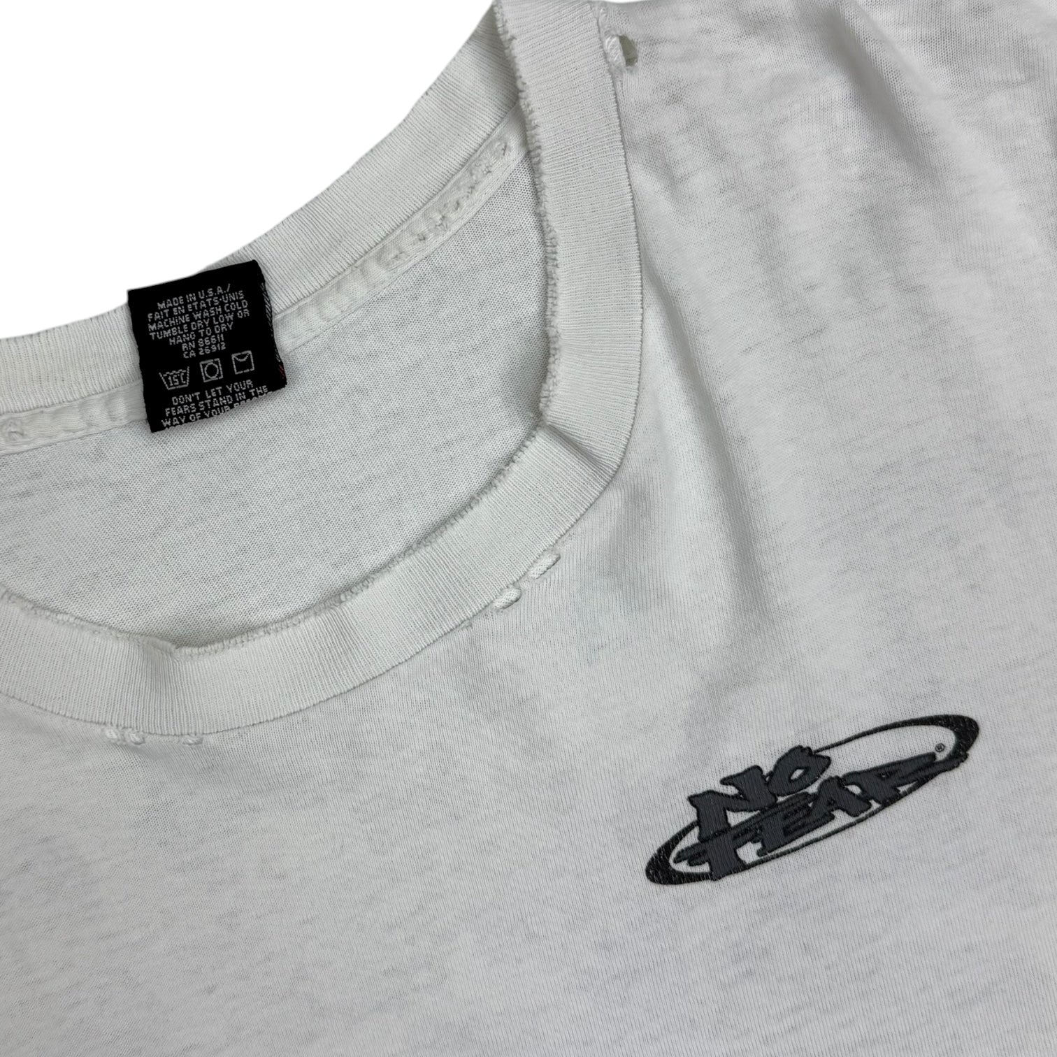 Vintage No Fear ‘Black Ice’ Tee White