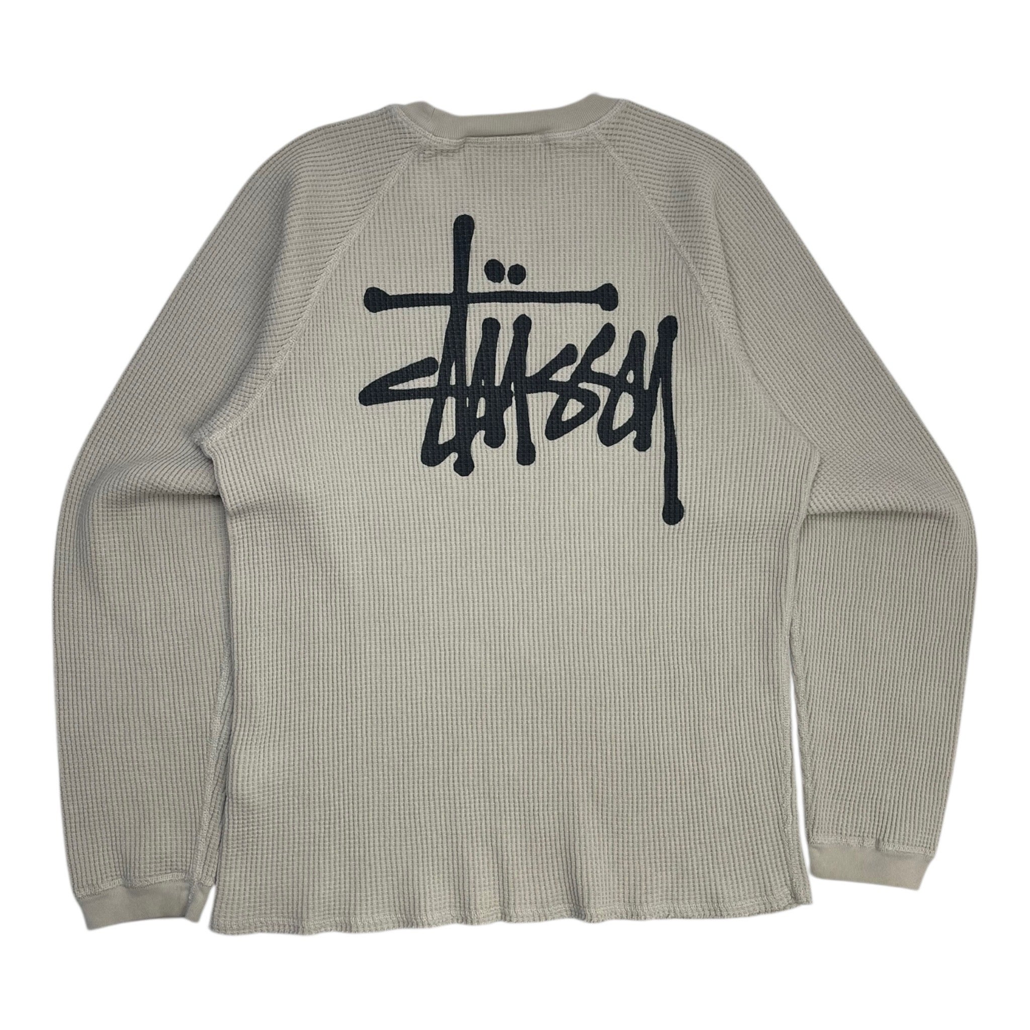 Stüssy Raglan Thermal Long-Sleeve Crew