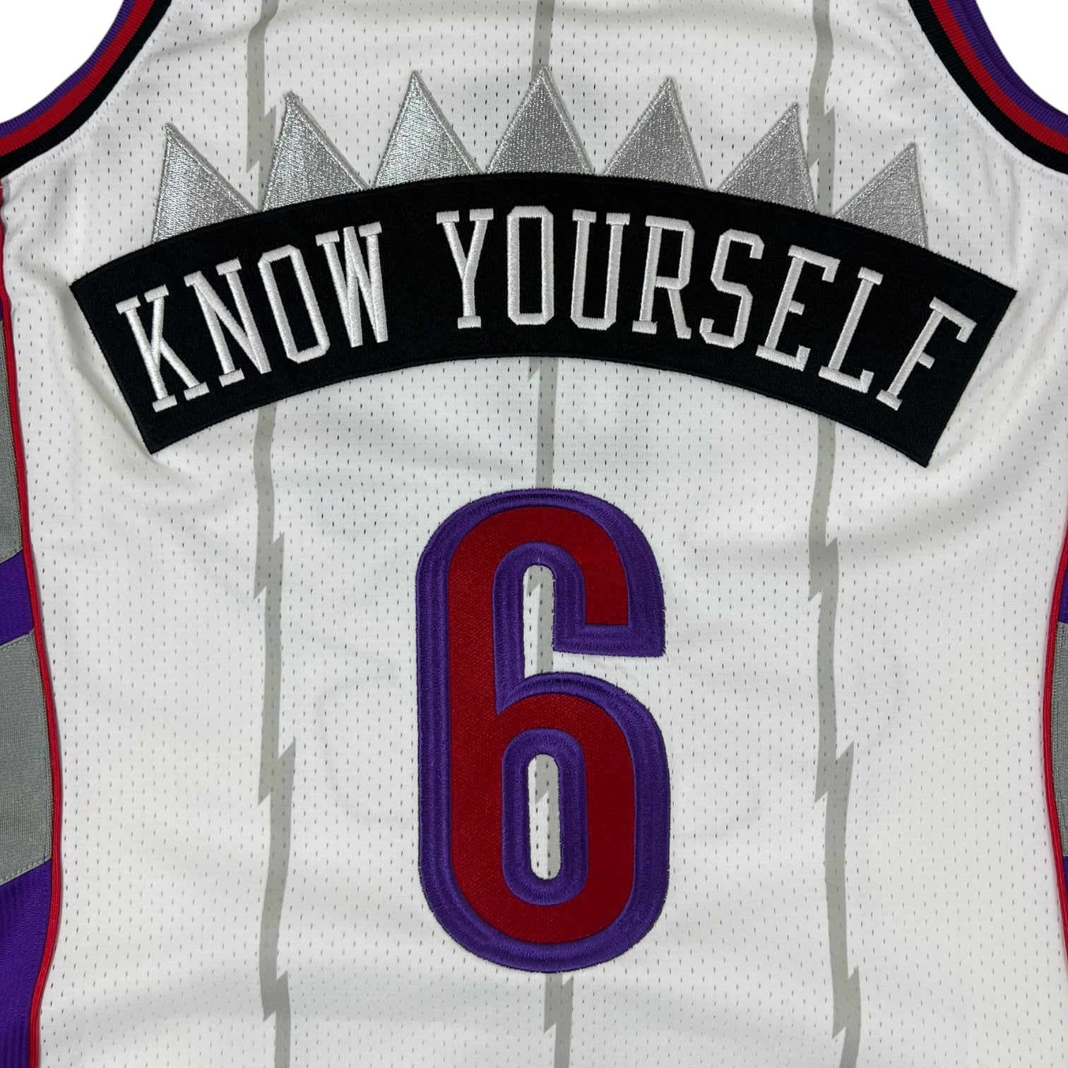 OVO x Mitchell & Ness Toronto Raptors Hardwood Classic Swingman Jersey White