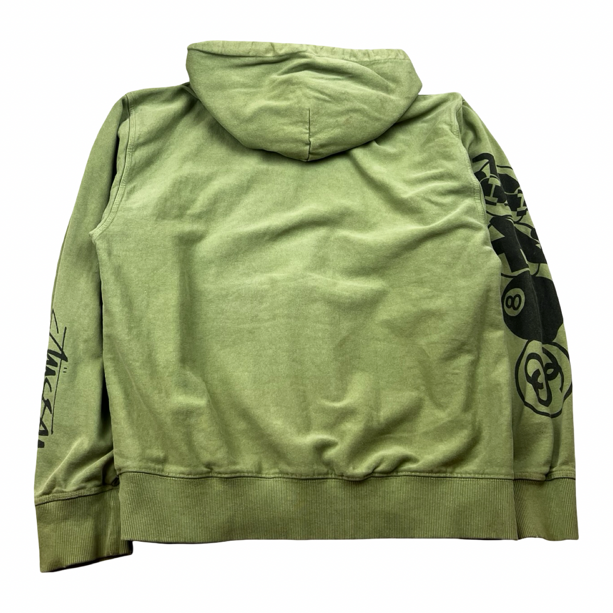 Stussy Stacked Pigment Dyed Hoodie Artichoke