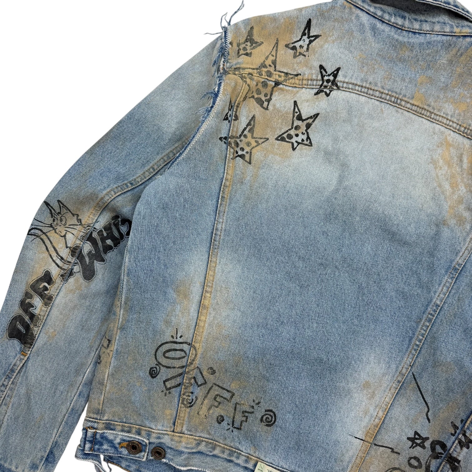 Off-White Wizard Deconstructed Jacket Extreme Bleach