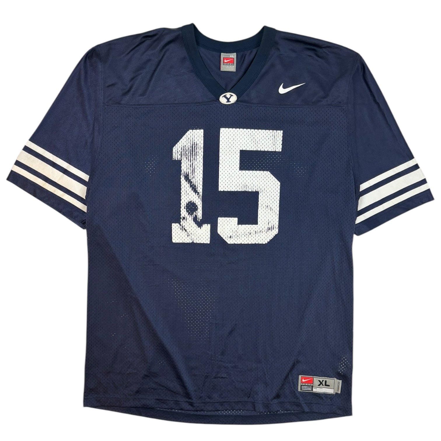 Vintage Nike BYU Cougars Football Jersey Navy