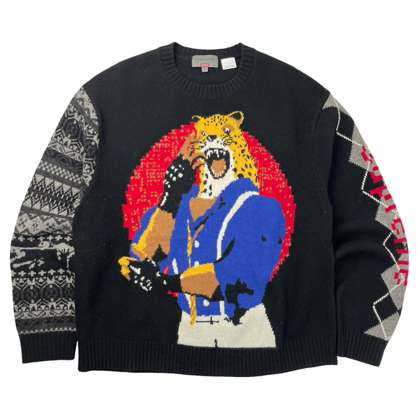 Supreme X Yohji Yamamoto TEKKEN Sweater Black