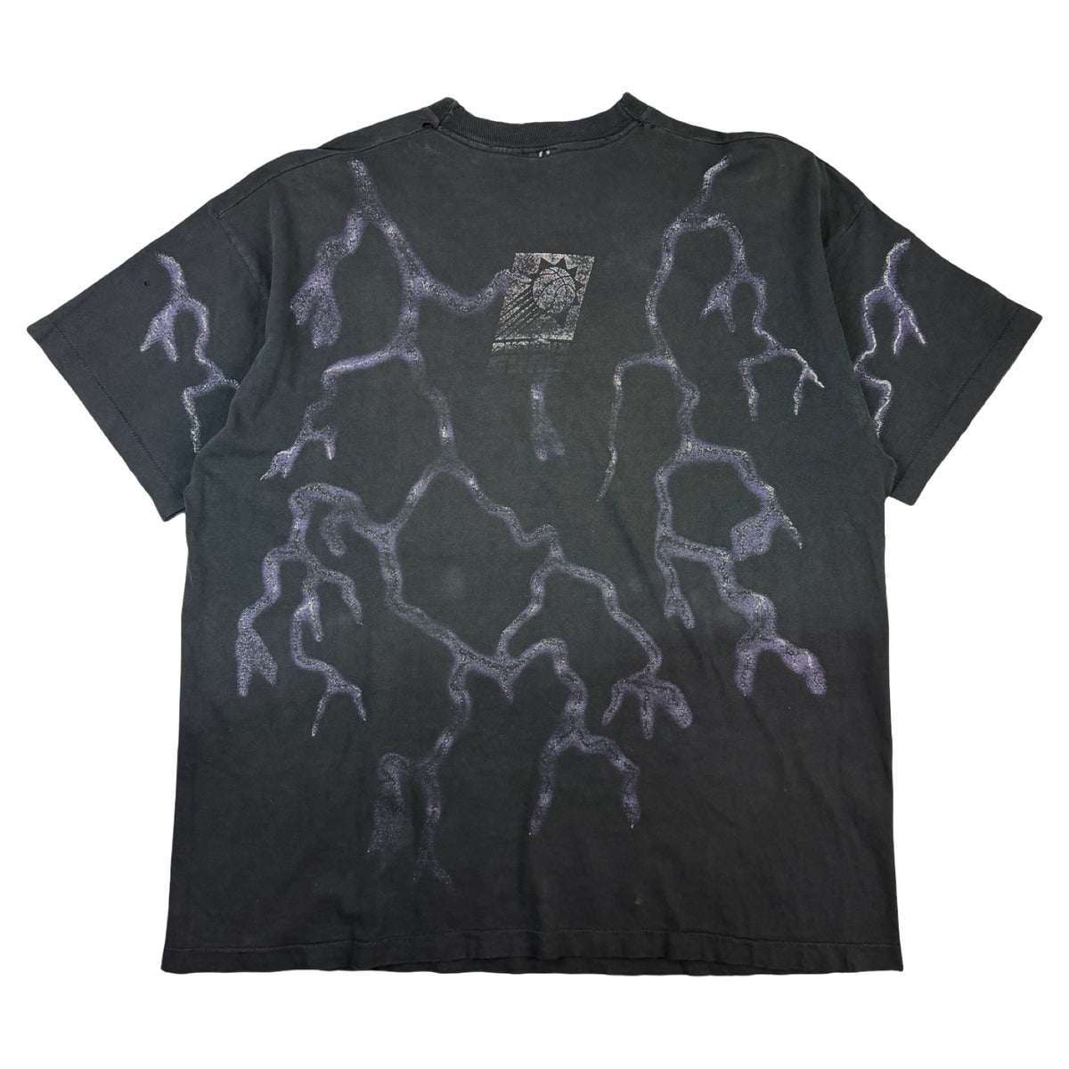 Vintage Phoenix Suns Salem Sportswear Lightning T-Shirt Black