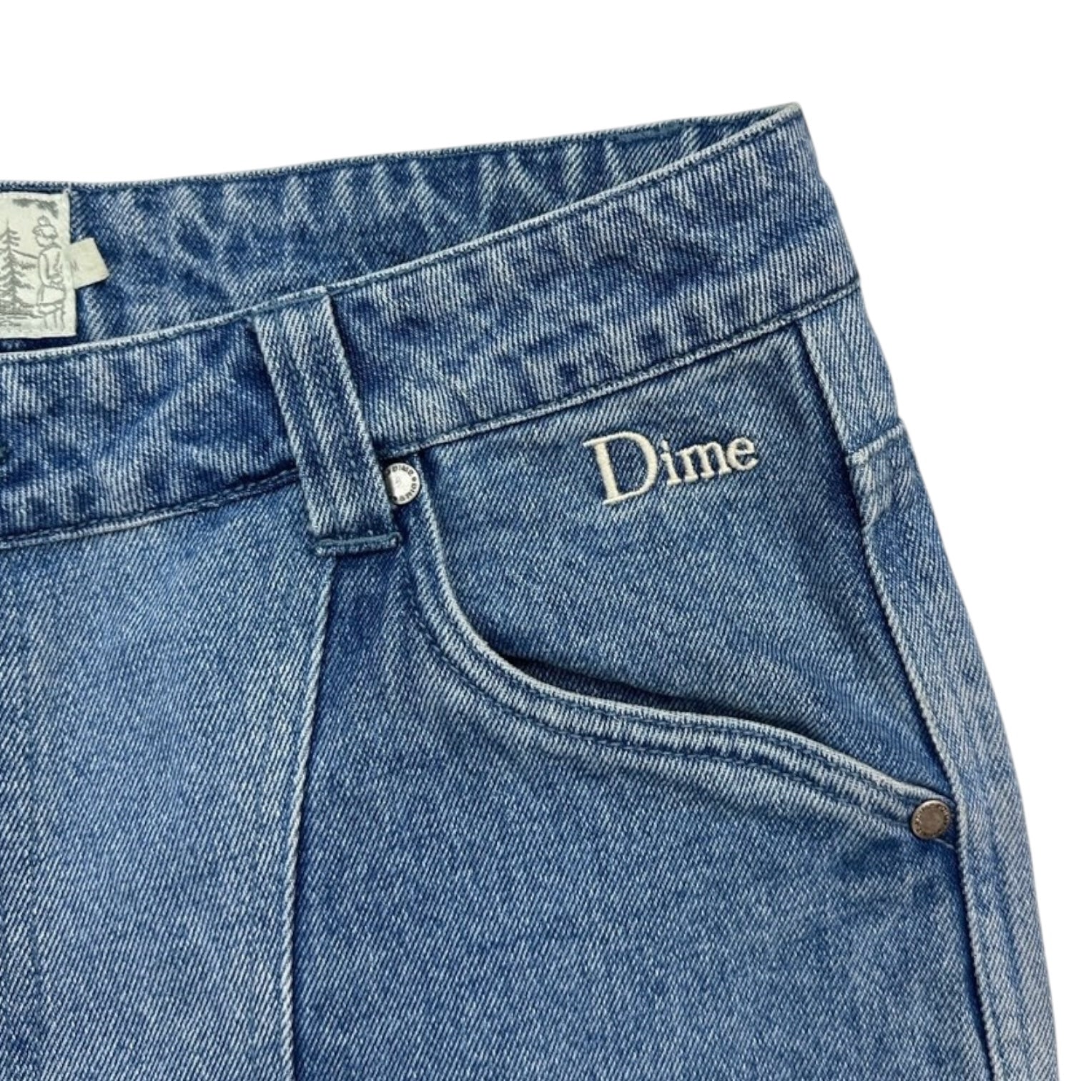Dime Blocked Relaxed Denim Blue