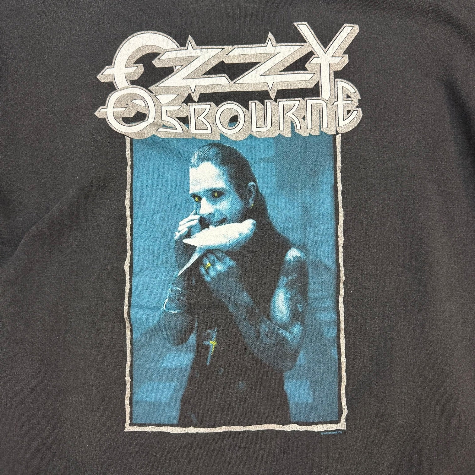 1992 Ozzy Osbourne Hoodie Black