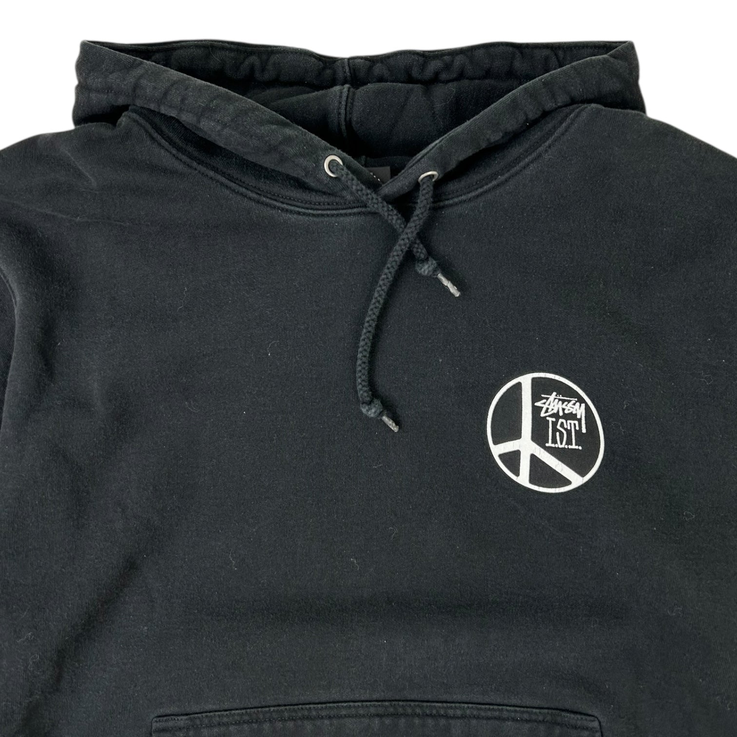 Stussy Peace Dot Hoodie Black