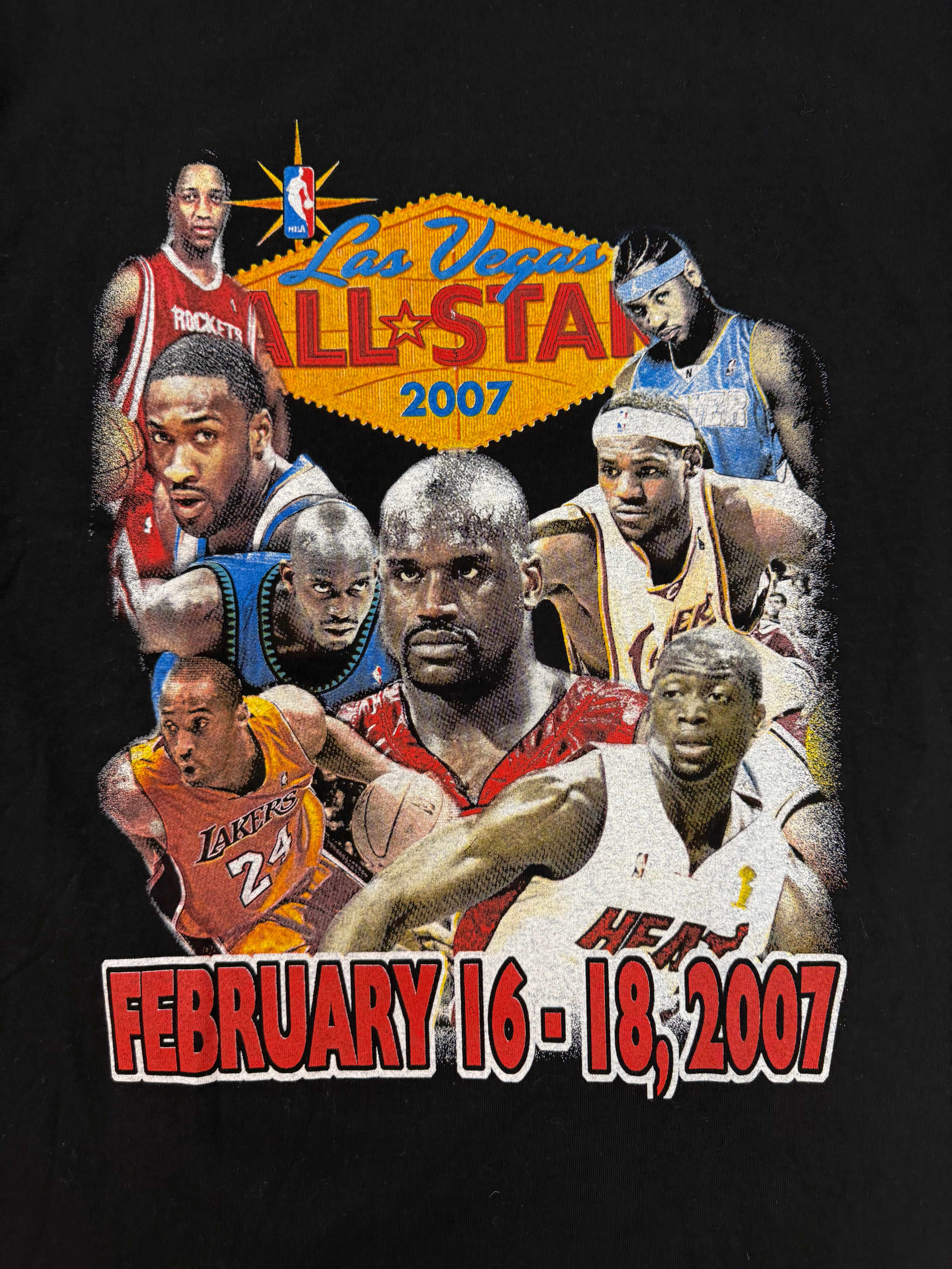 2007 NBA All Star T-Shirt Black