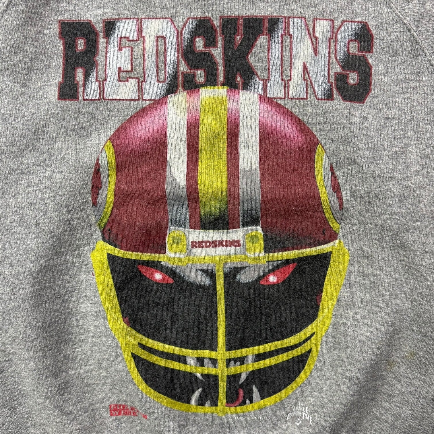 Vintage Washington Redskins Helmet Crewneck Grey