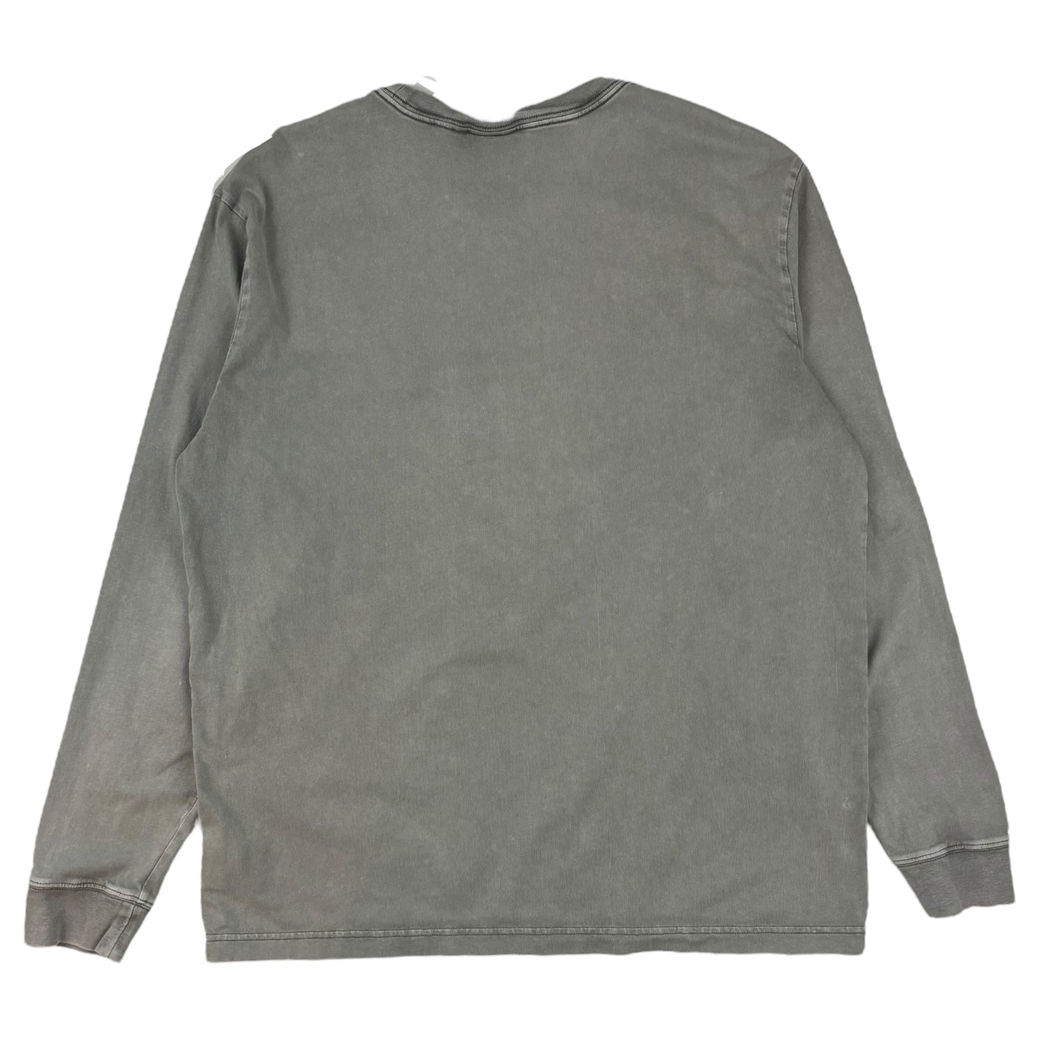 OVO Garment Dyed Long Sleeve T-Shirt Grey