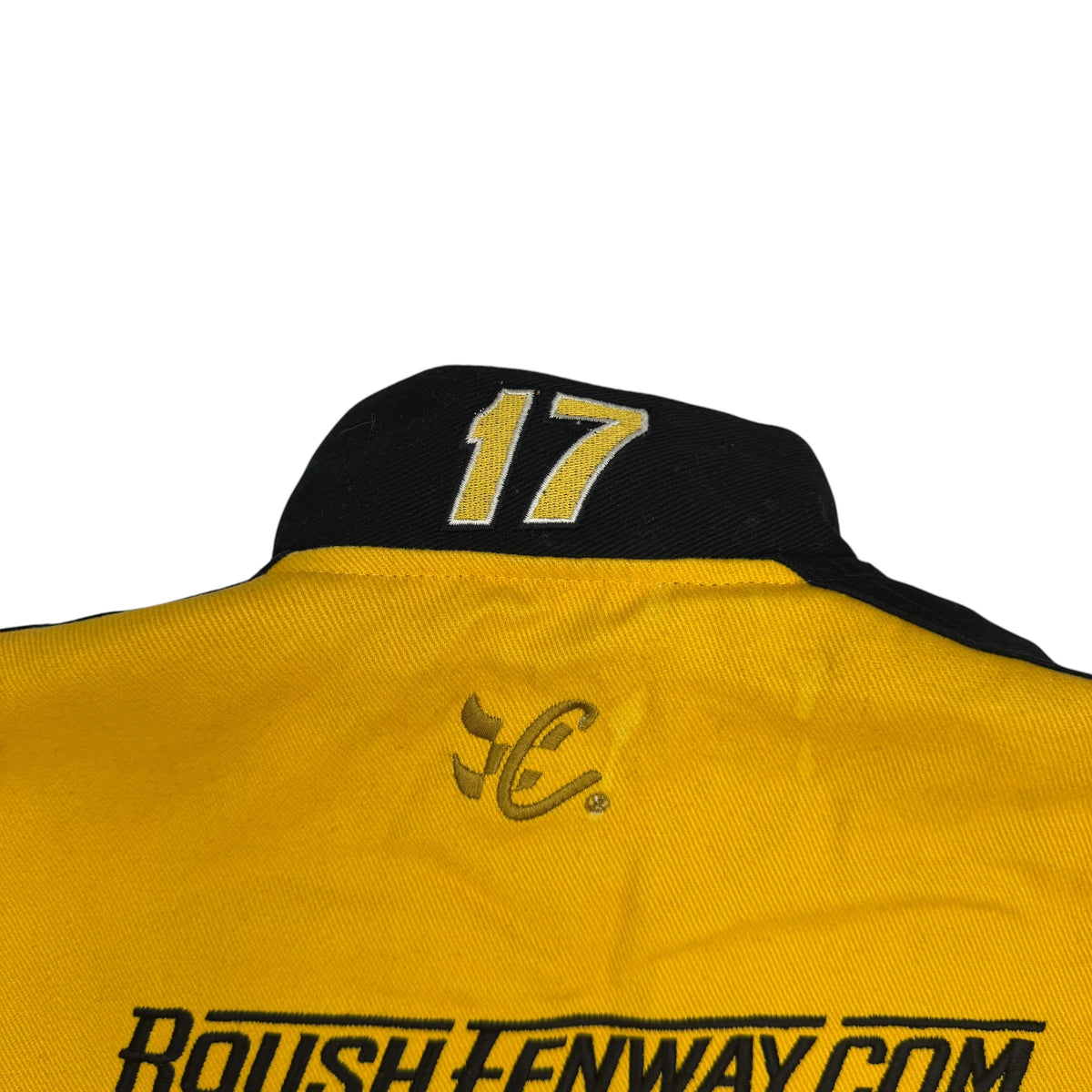 Vintage Chase Authentics NASCAR Dewalt Racing Jacket Yellow