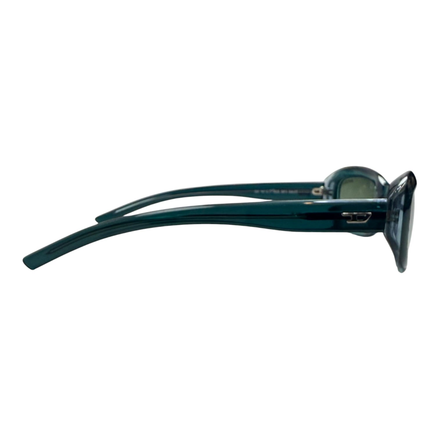 (W) Vintage Diesel Oval Shape Sunglasses Turqoise